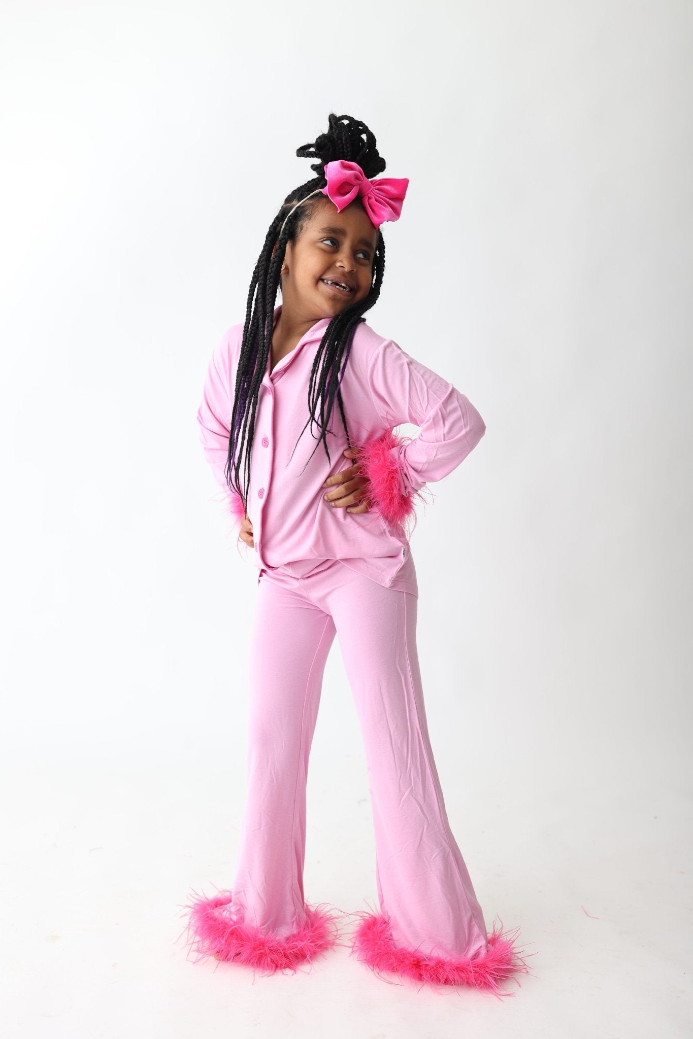 BUBBLEGUM GIRL’S FLARE FEATHERED DREAM SET - Mack & Harvie