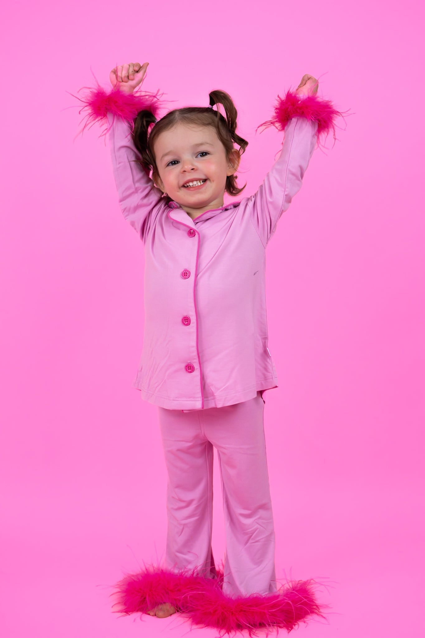 BUBBLEGUM GIRL’S FLARE FEATHERED DREAM SET - Mack & Harvie