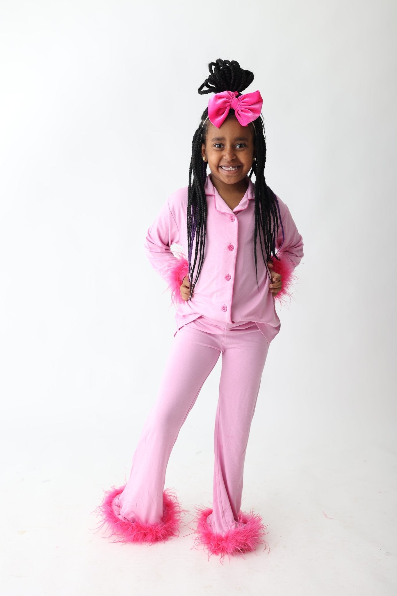 BUBBLEGUM GIRL’S FLARE FEATHERED DREAM SET - Mack & Harvie