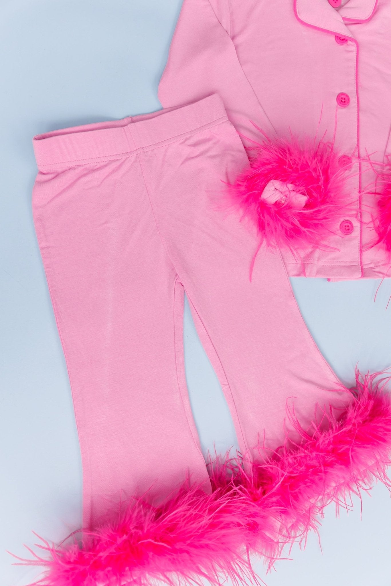 BUBBLEGUM GIRL’S FLARE FEATHERED DREAM SET - Mack & Harvie