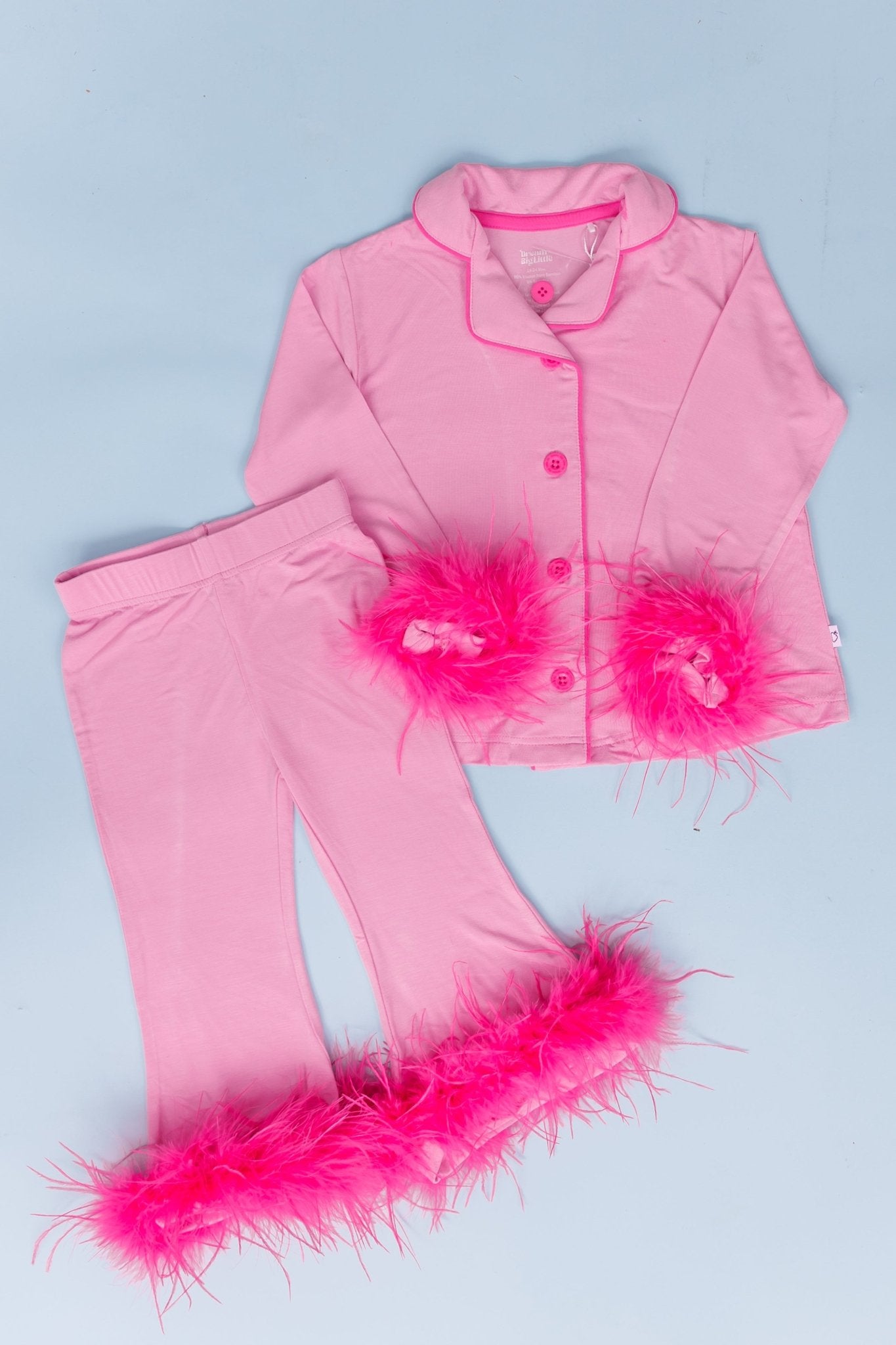 BUBBLEGUM GIRL’S FLARE FEATHERED DREAM SET - Mack & Harvie