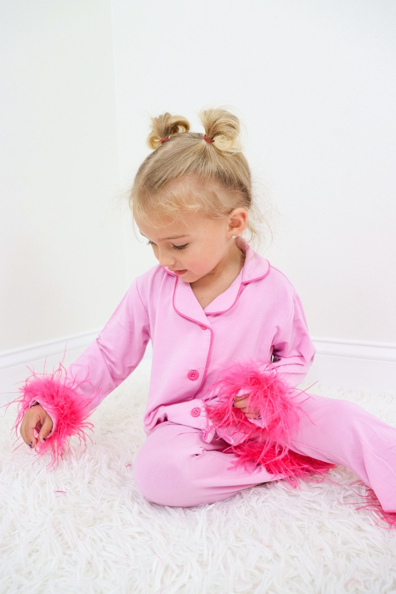 BUBBLEGUM GIRL’S FLARE FEATHERED DREAM SET - Mack & Harvie