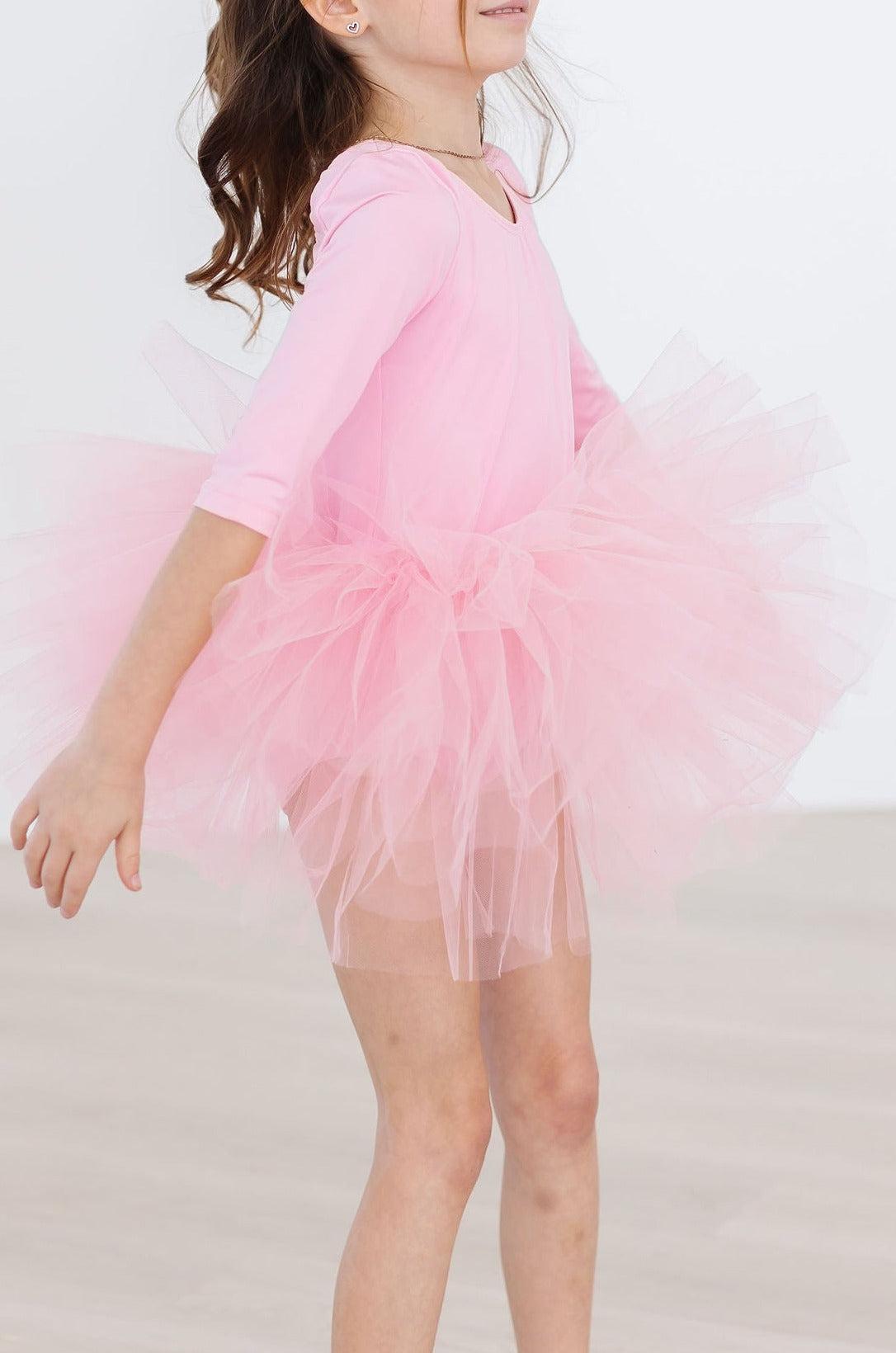 Bubblegum Pink 3/4 Tutu Leotard - Mack & Harvie