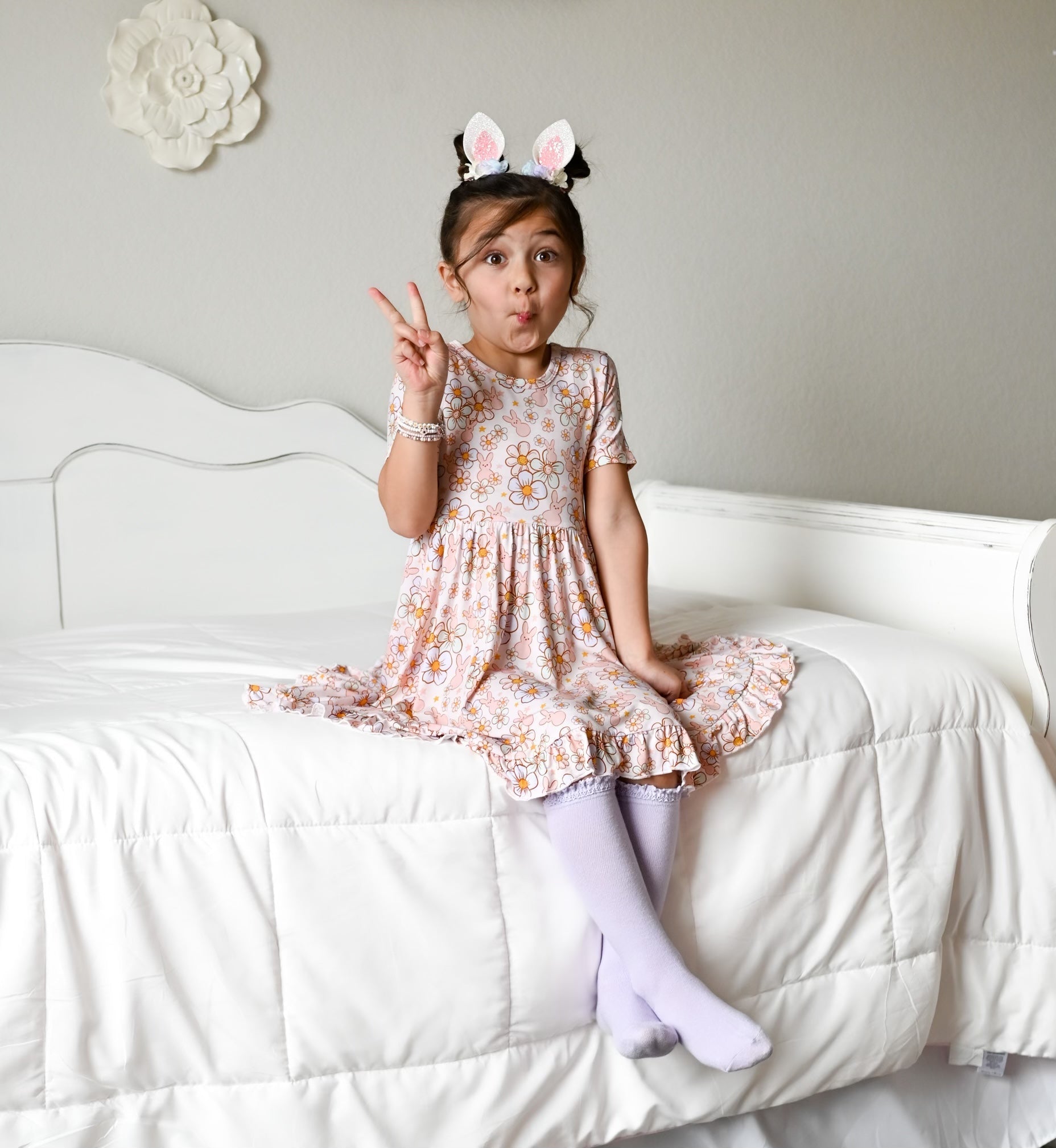 BUNNY BLOOMZzz DREAM RUFFLE DRESS - Mack & Harvie