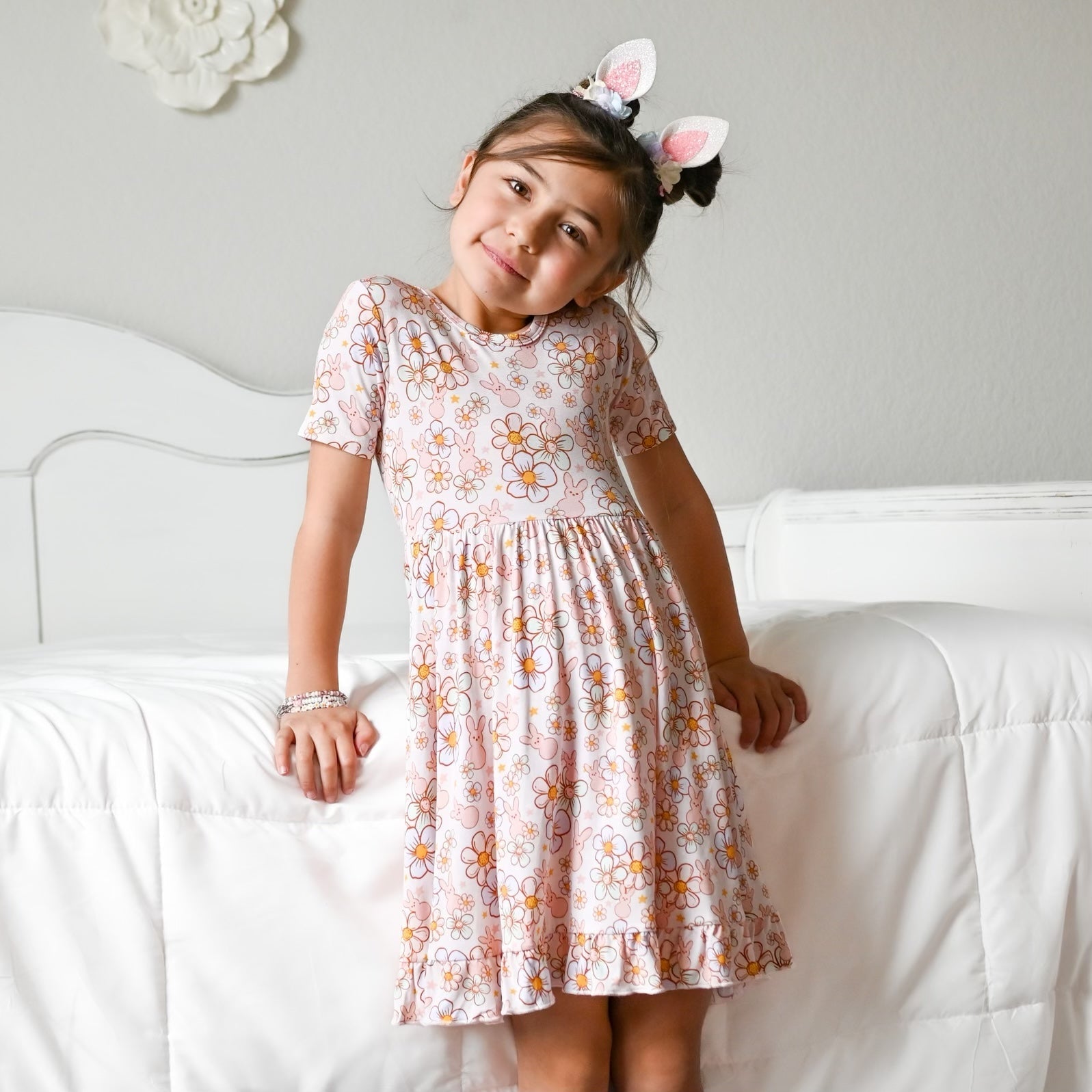 BUNNY BLOOMZzz DREAM RUFFLE DRESS - Mack & Harvie