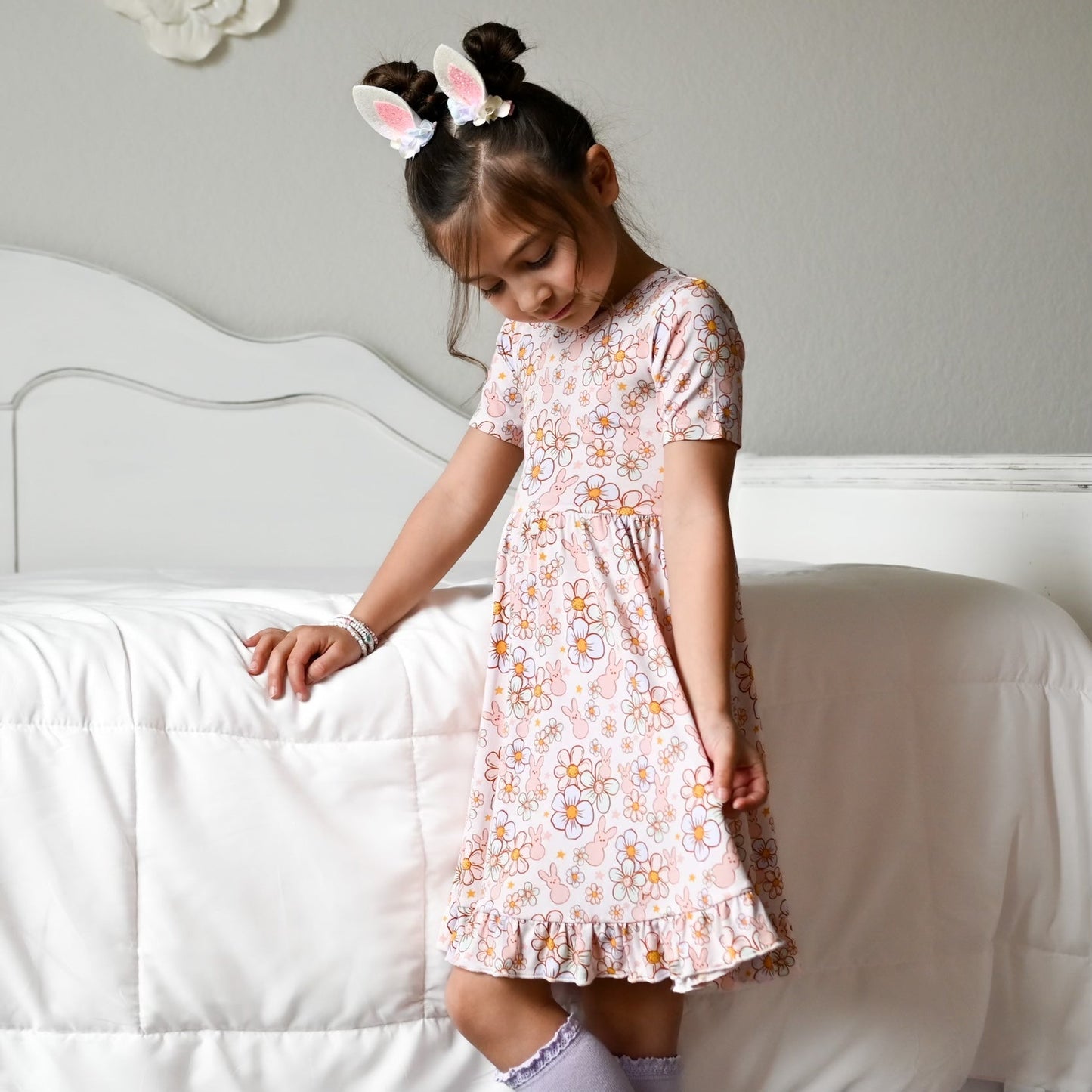 BUNNY BLOOMZzz DREAM RUFFLE DRESS - Mack & Harvie