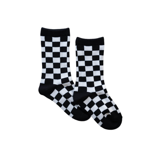 B&W Checker | Socks - Mack & Harvie