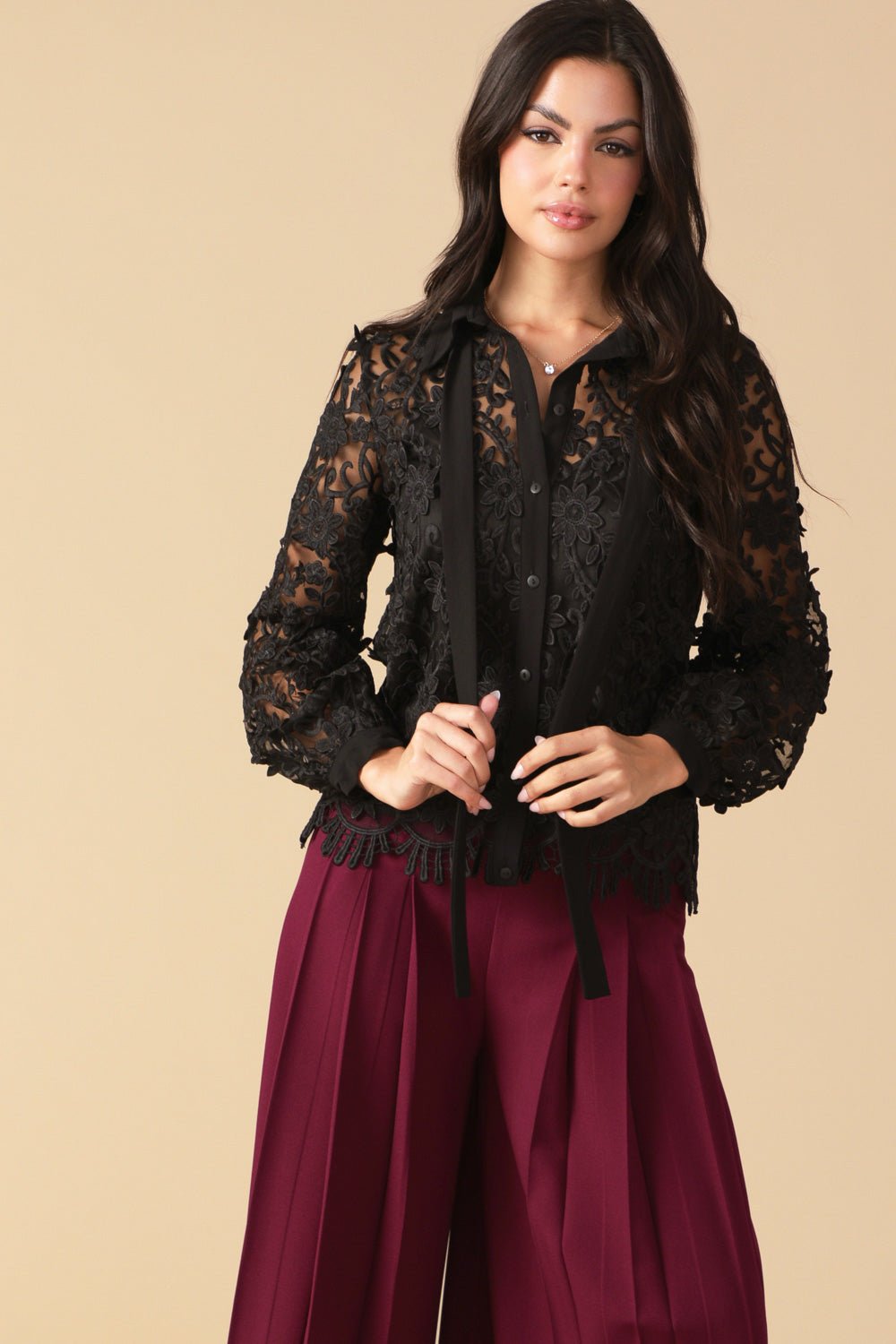 CALL IT FATE LACE TOP - Mack & Harvie