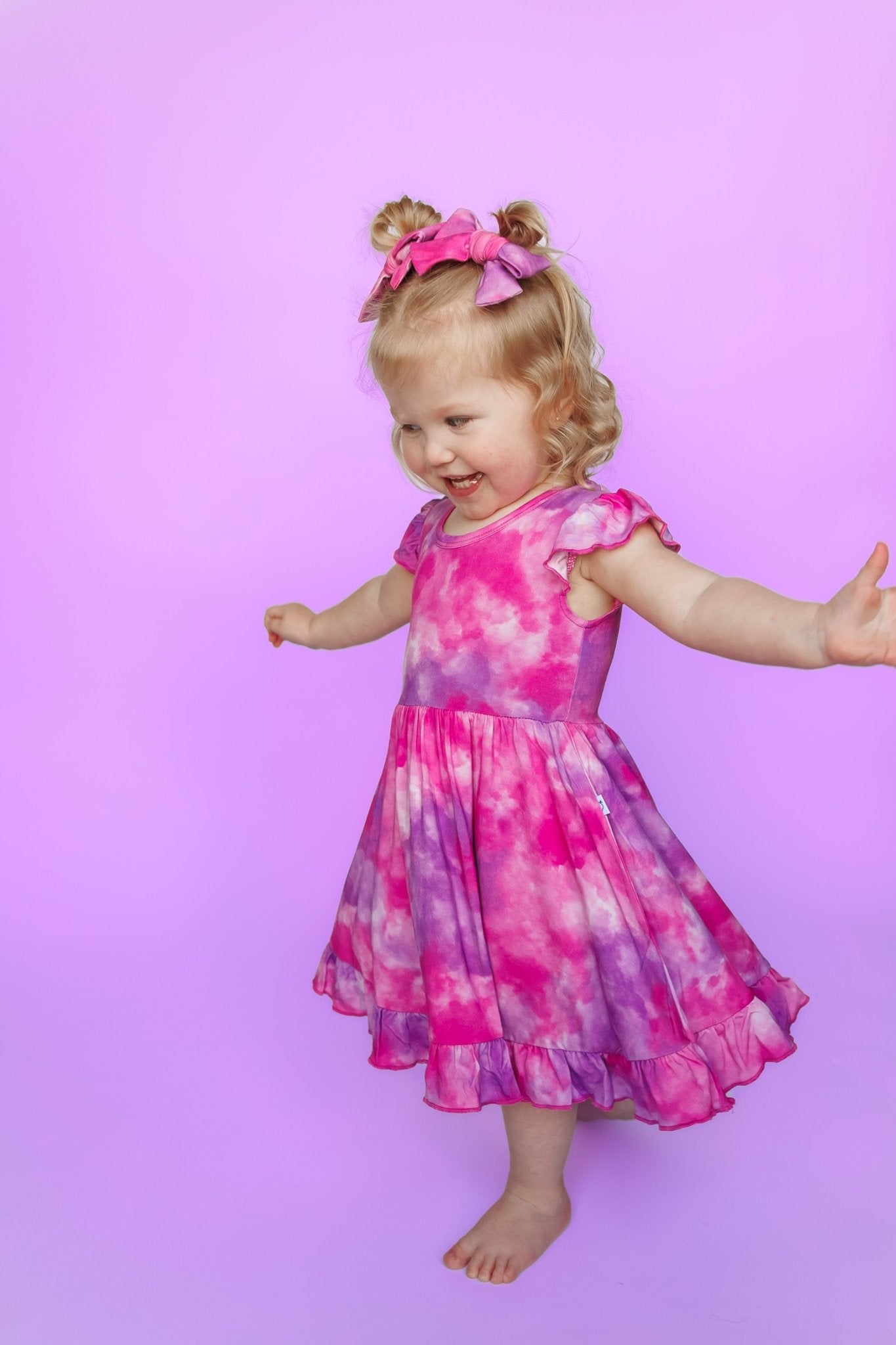 CANDY CLOUDS DREAM RUFFLE DRESS - Mack & Harvie