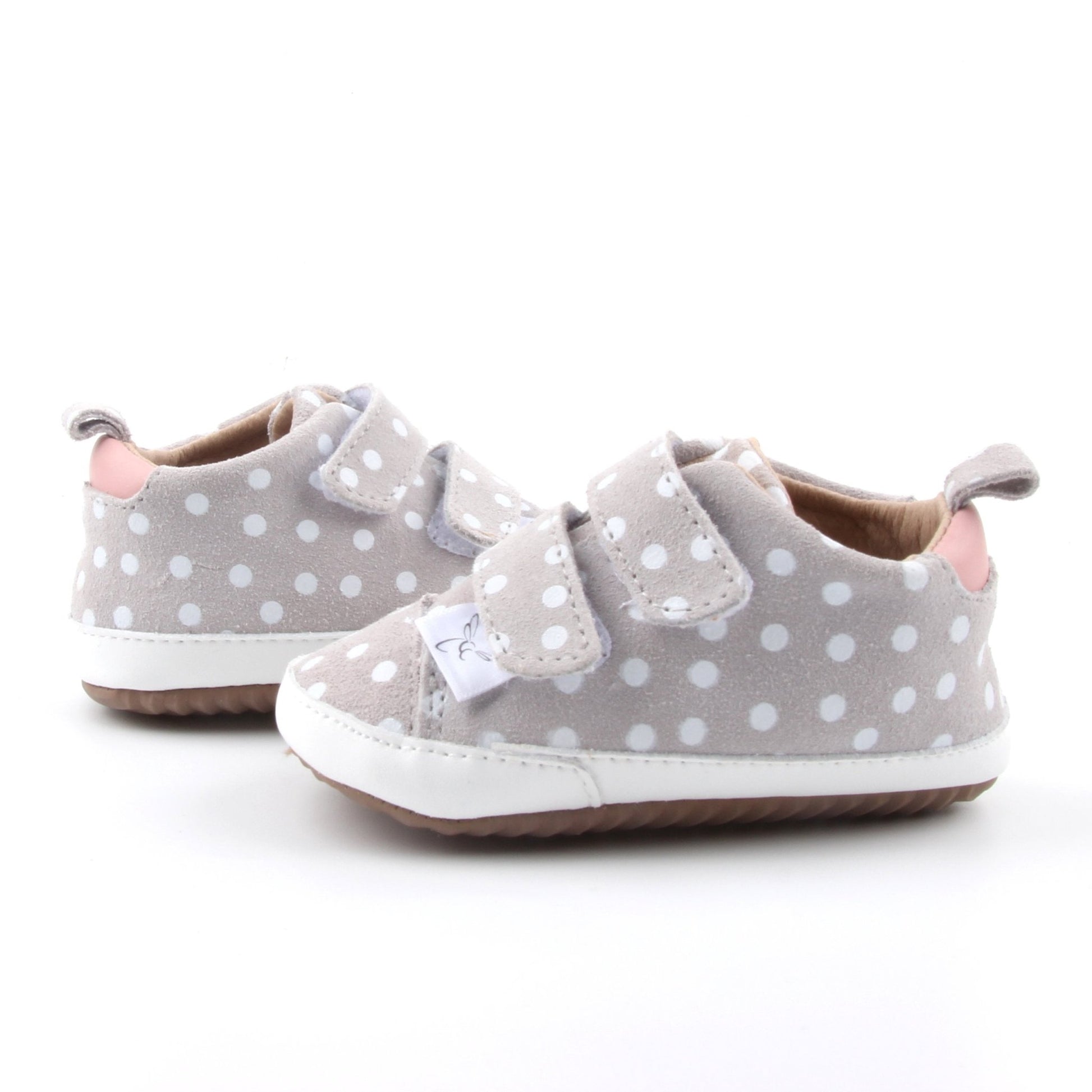 Casual Polka Dot & Pink Low Top - Mack & Harvie