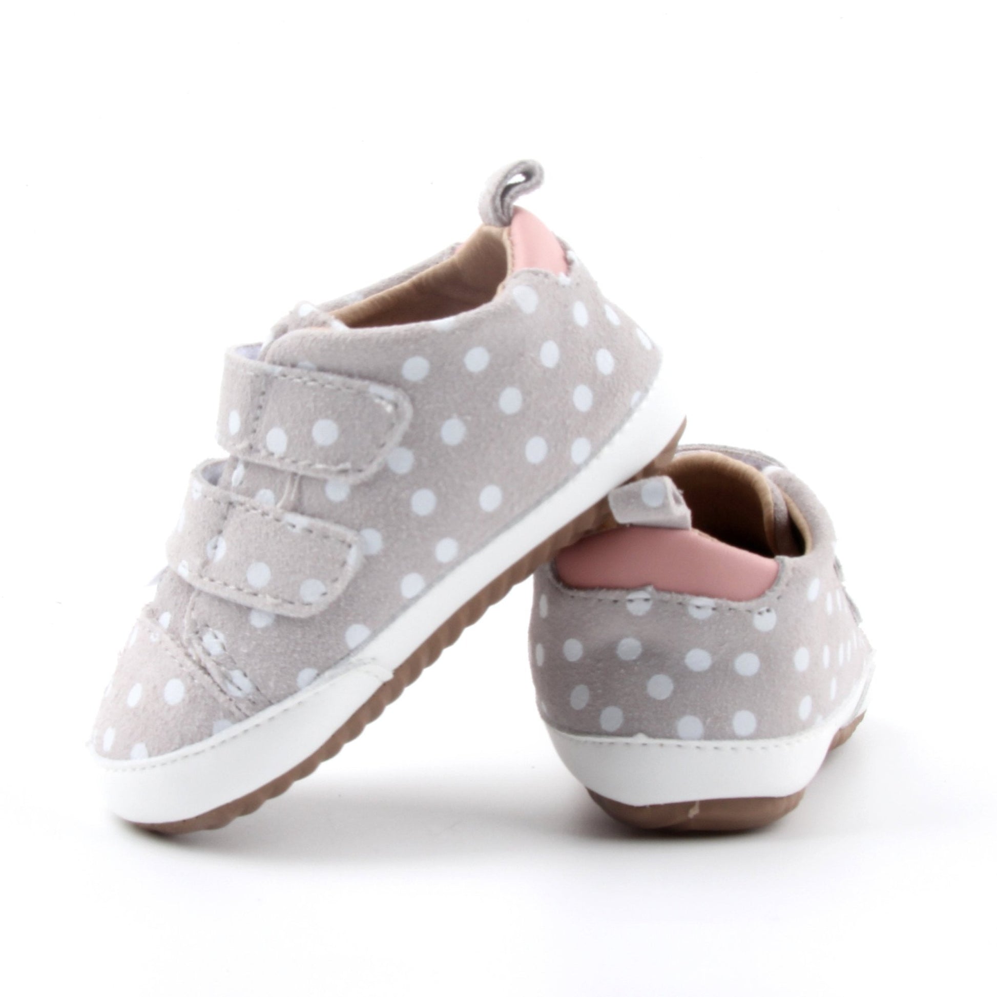 Casual Polka Dot & Pink Low Top - Mack & Harvie