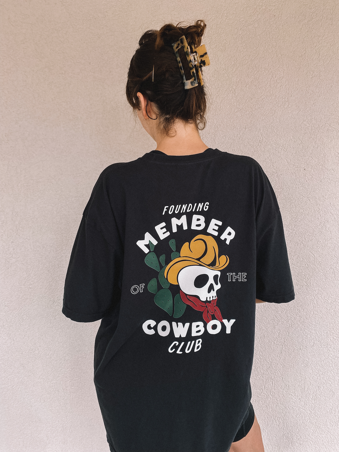 founding member of the cowboy club tee - adult