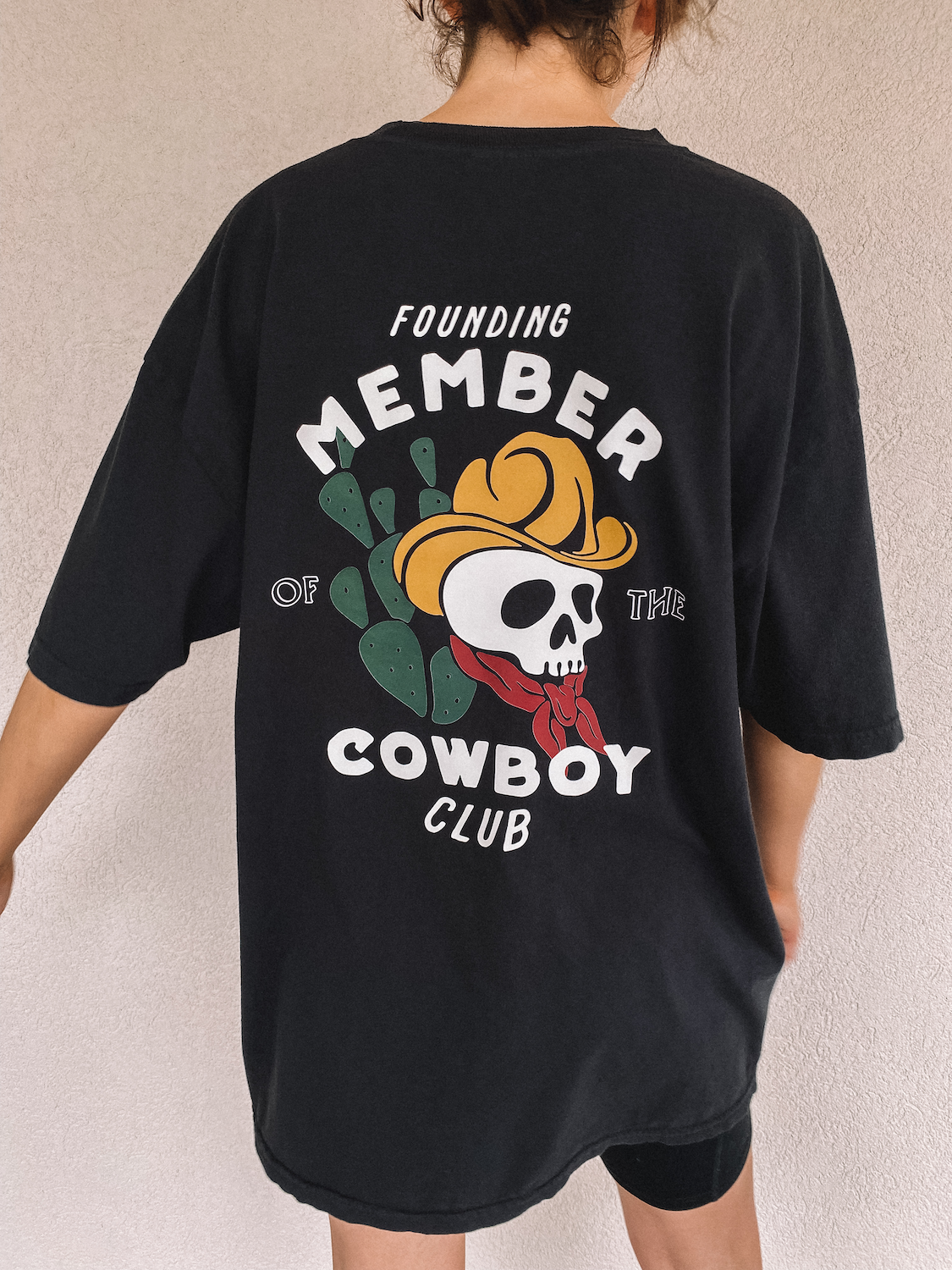 founding member of the cowboy club tee - adult