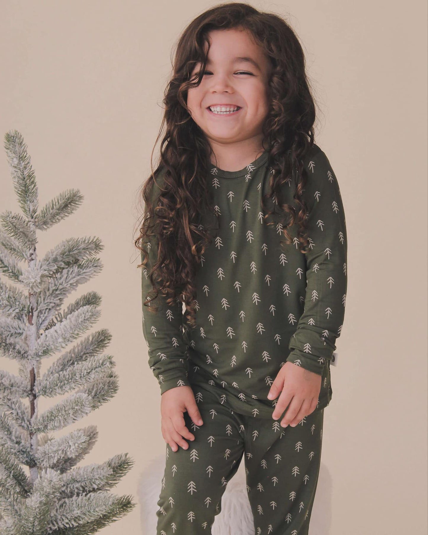 Evergreen Dreams 2pc Bamboo Pajamas *Sizes 0/3 through 6/12 months Left