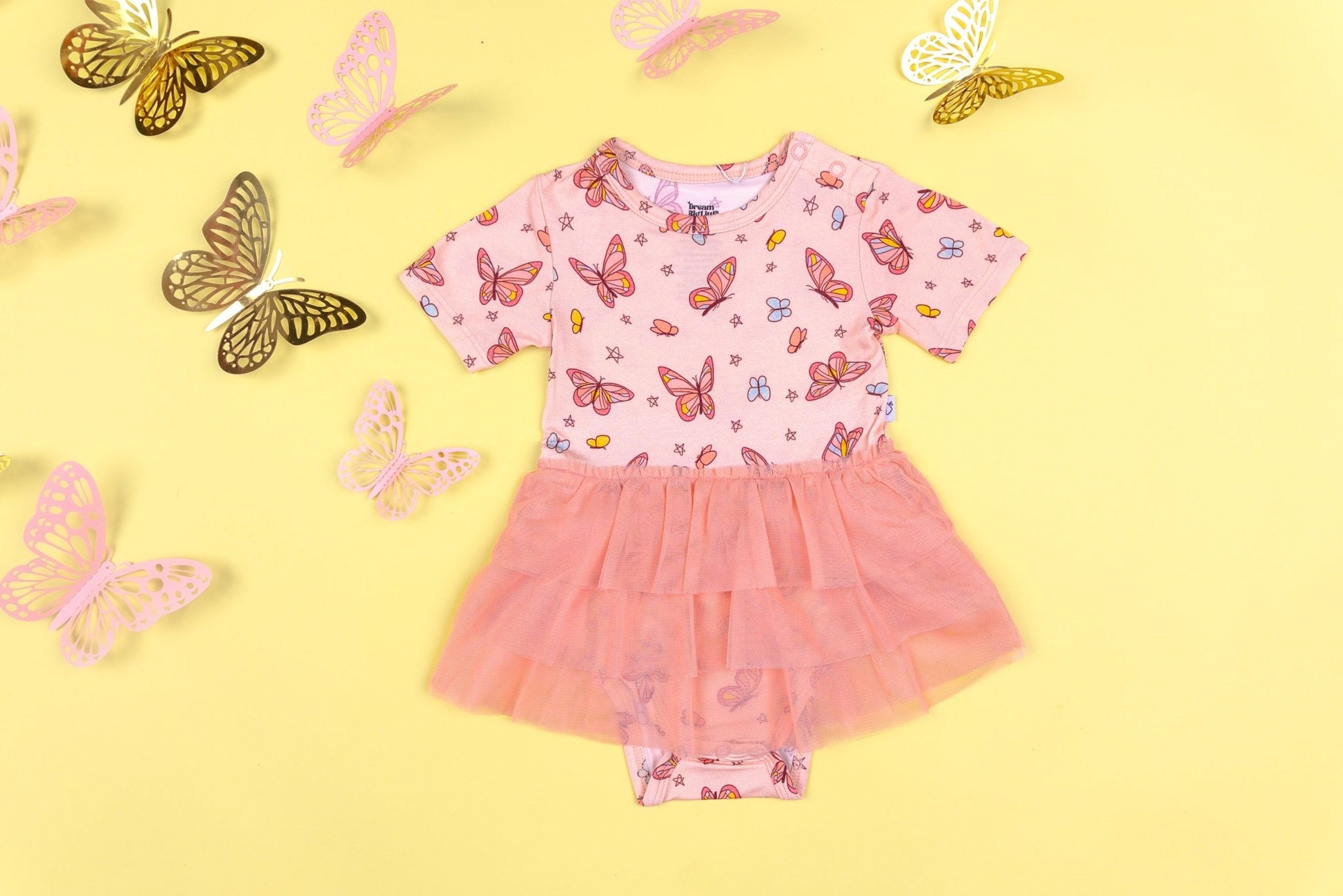 CHASING BUTTERFLIES DREAM TUTU BODYSUIT DRESS - Mack & Harvie