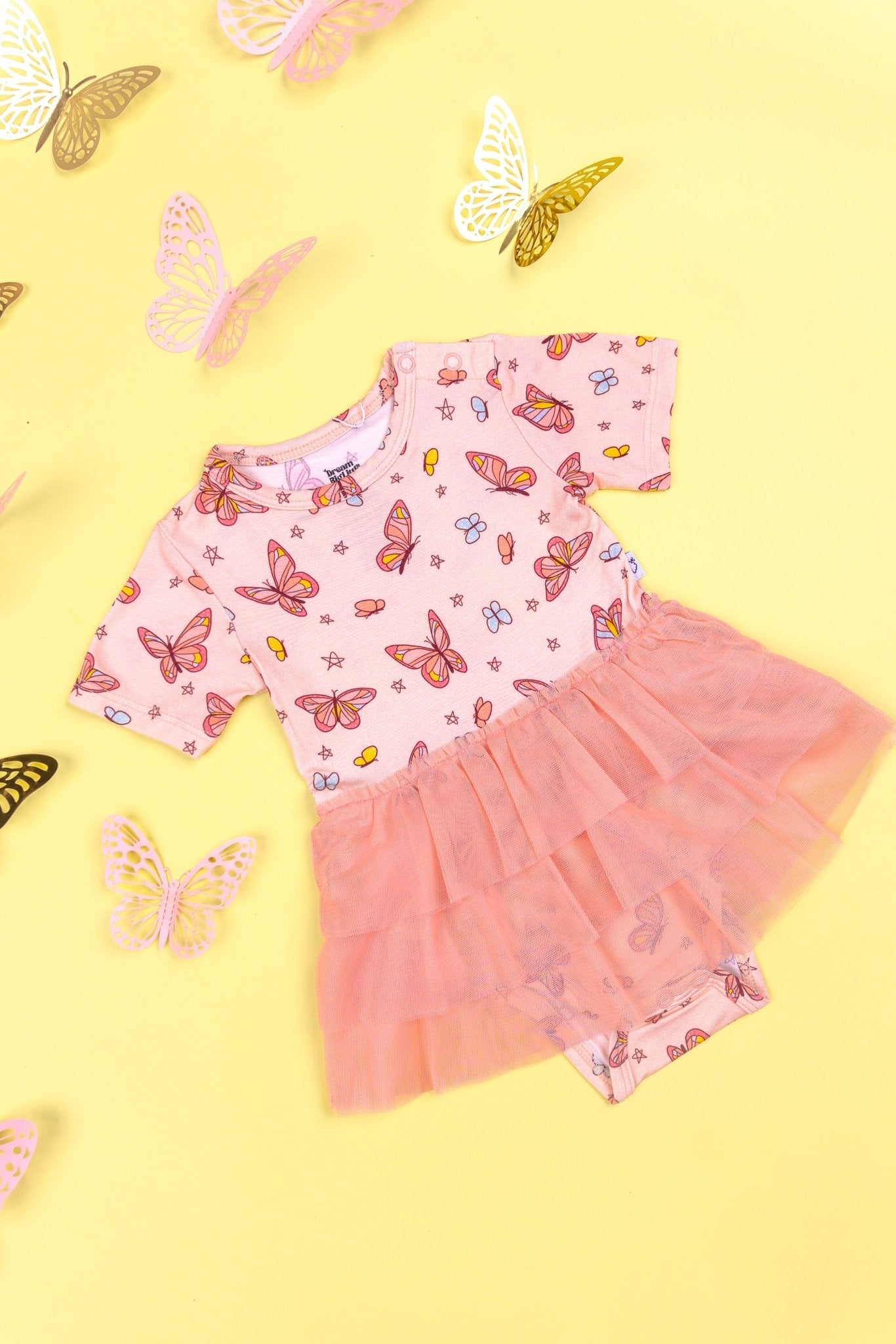 CHASING BUTTERFLIES DREAM TUTU BODYSUIT DRESS - Mack & Harvie