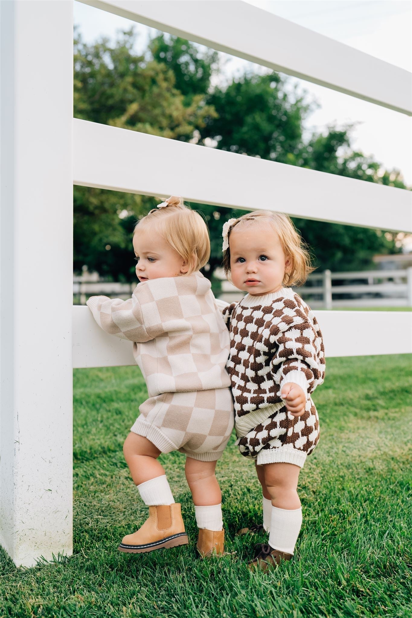 Checkered Knit Bloomers - Mack & Harvie