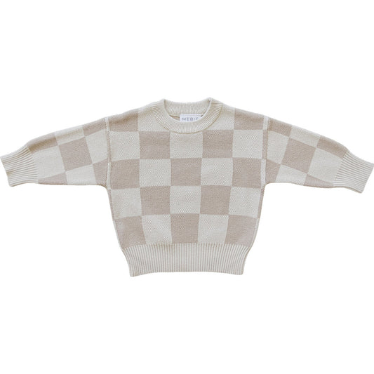 Checkered Knit Sweater - Mack & Harvie