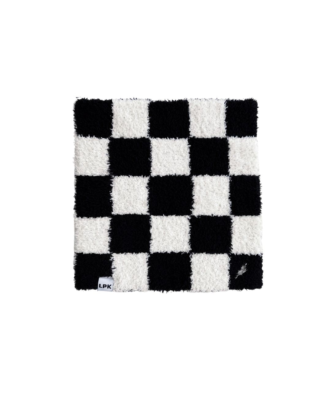 Checkered Plush Lovey | Black - Mack & Harvie