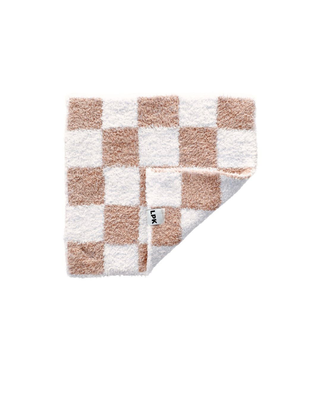 Checkered Plush Lovey | Latte - Mack & Harvie