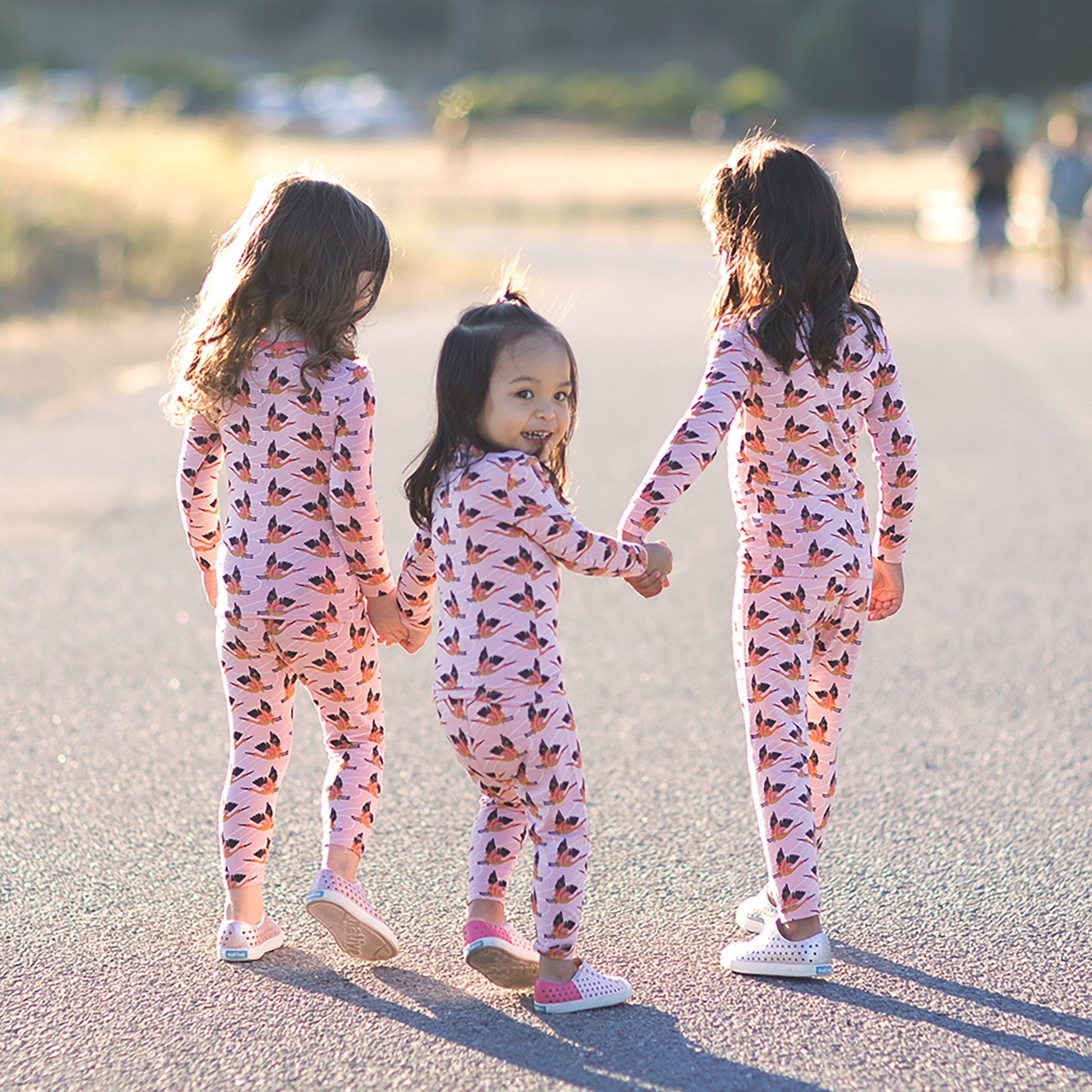 Cherry Blossom Cranes Pajama Set (6M - 8Y) - Mack & Harvie