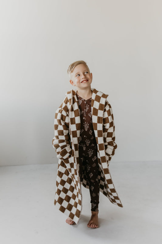 Children's Hooded Robe | Minty x ff Wild West - Mack & Harvie