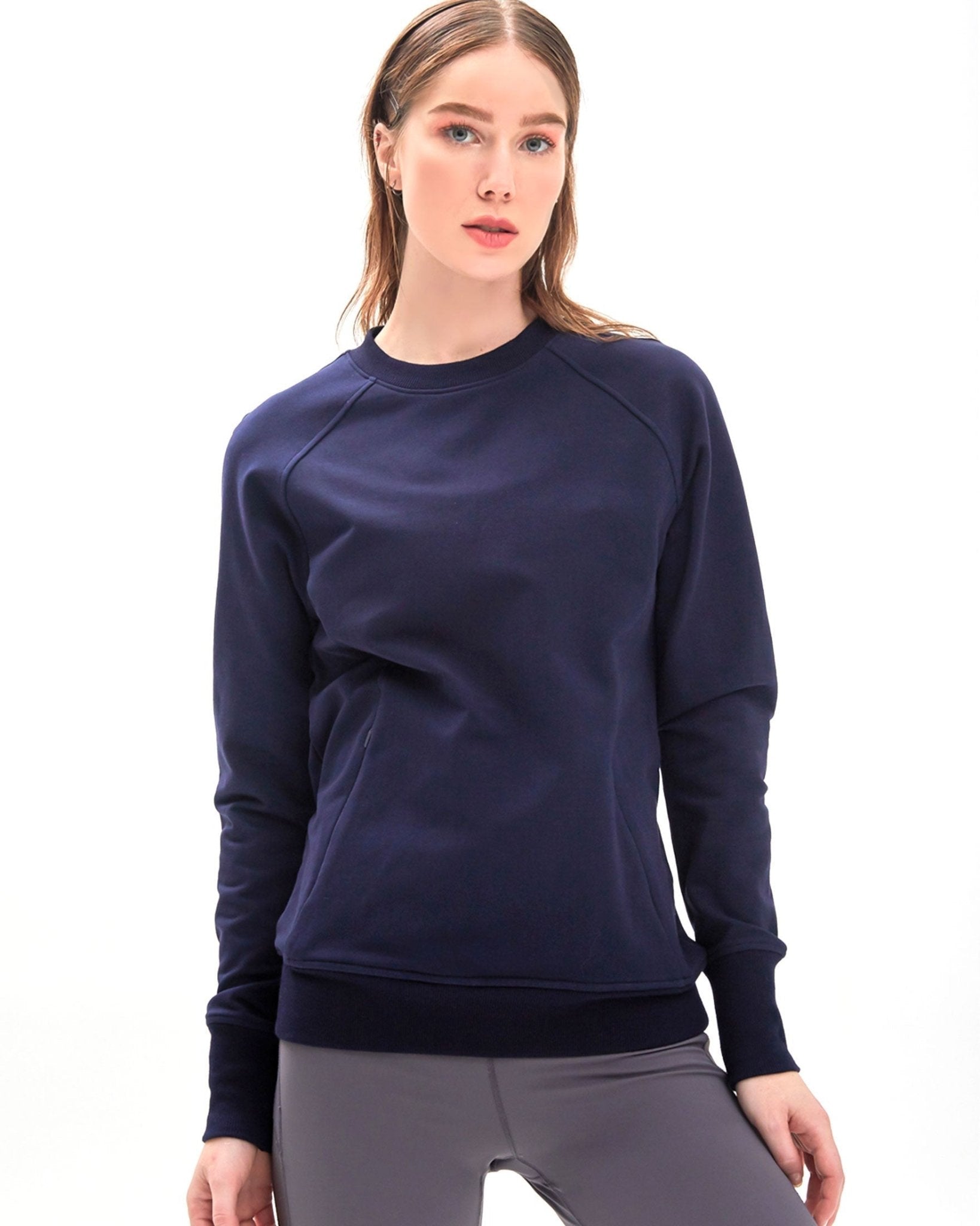 City Zip Slim Crewneck On - Mack & Harvie