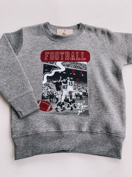 vintage football crewneck