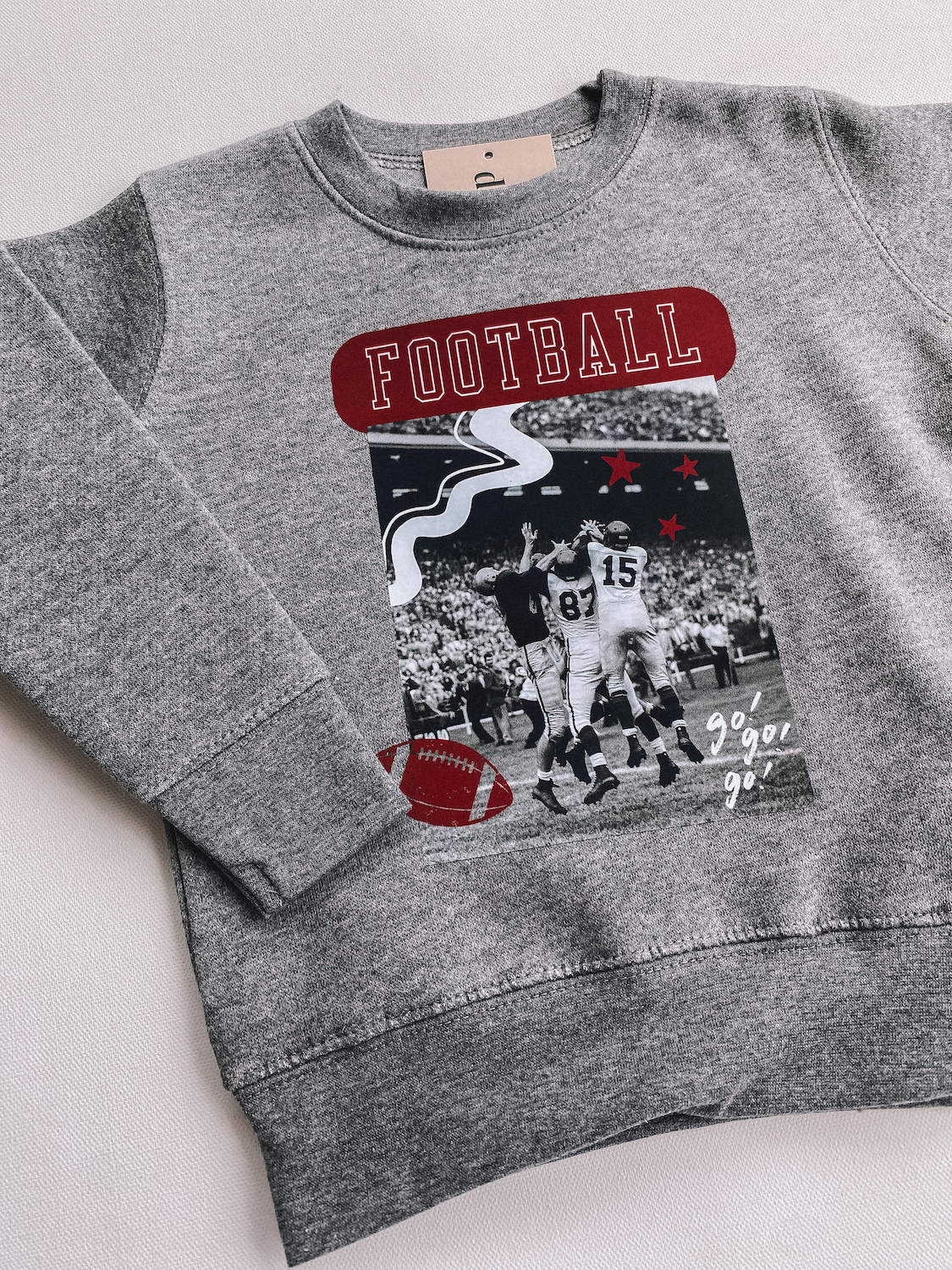 vintage football crewneck