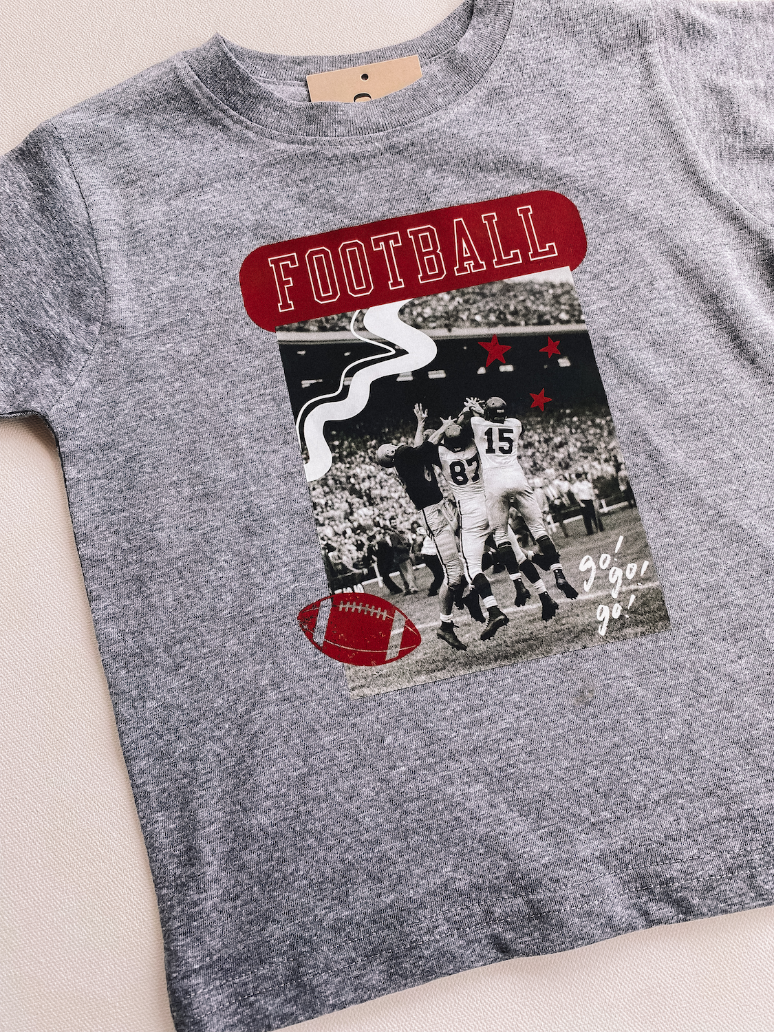 vintage football tee