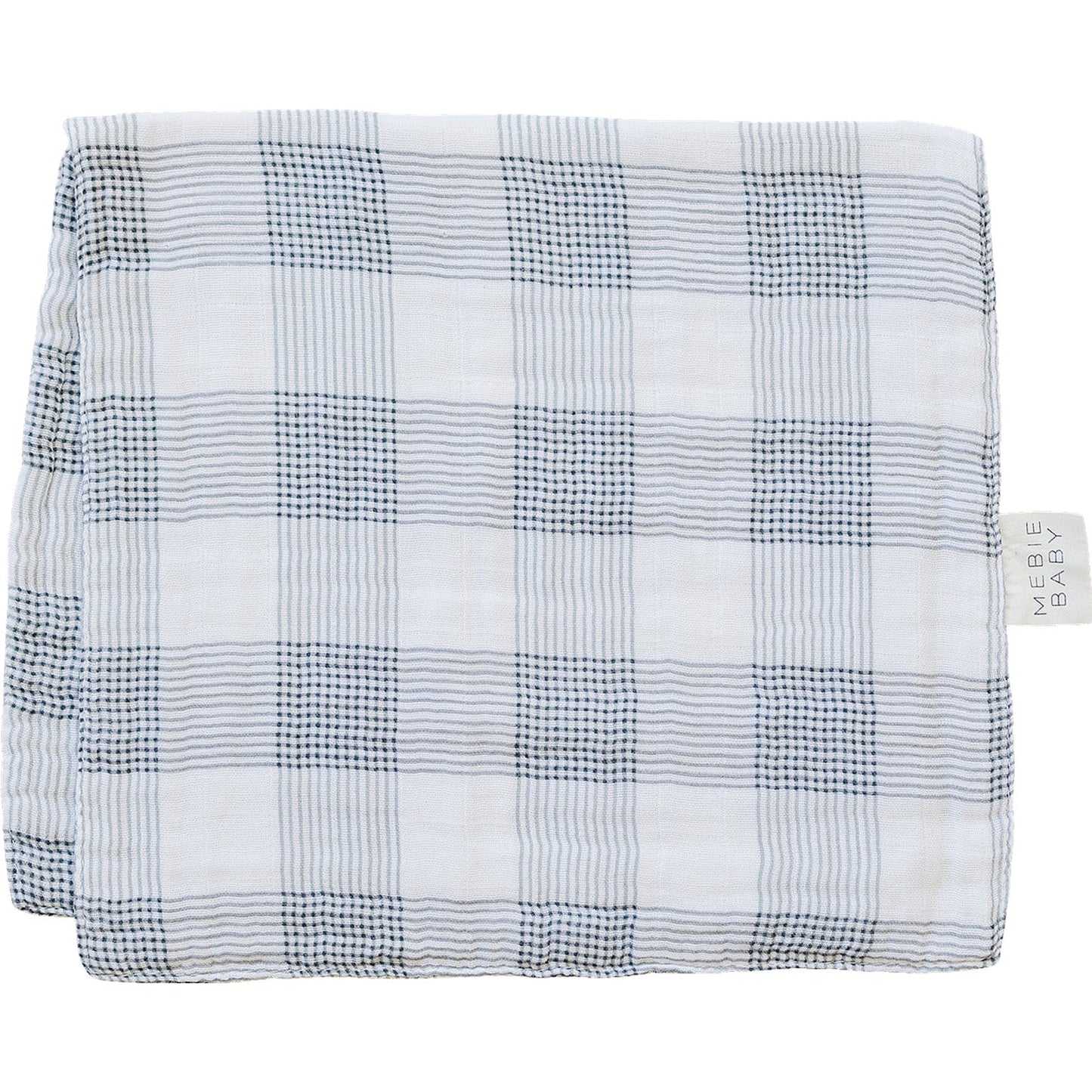 Coastal Plaid Muslin Burp Cloth - Mack & Harvie