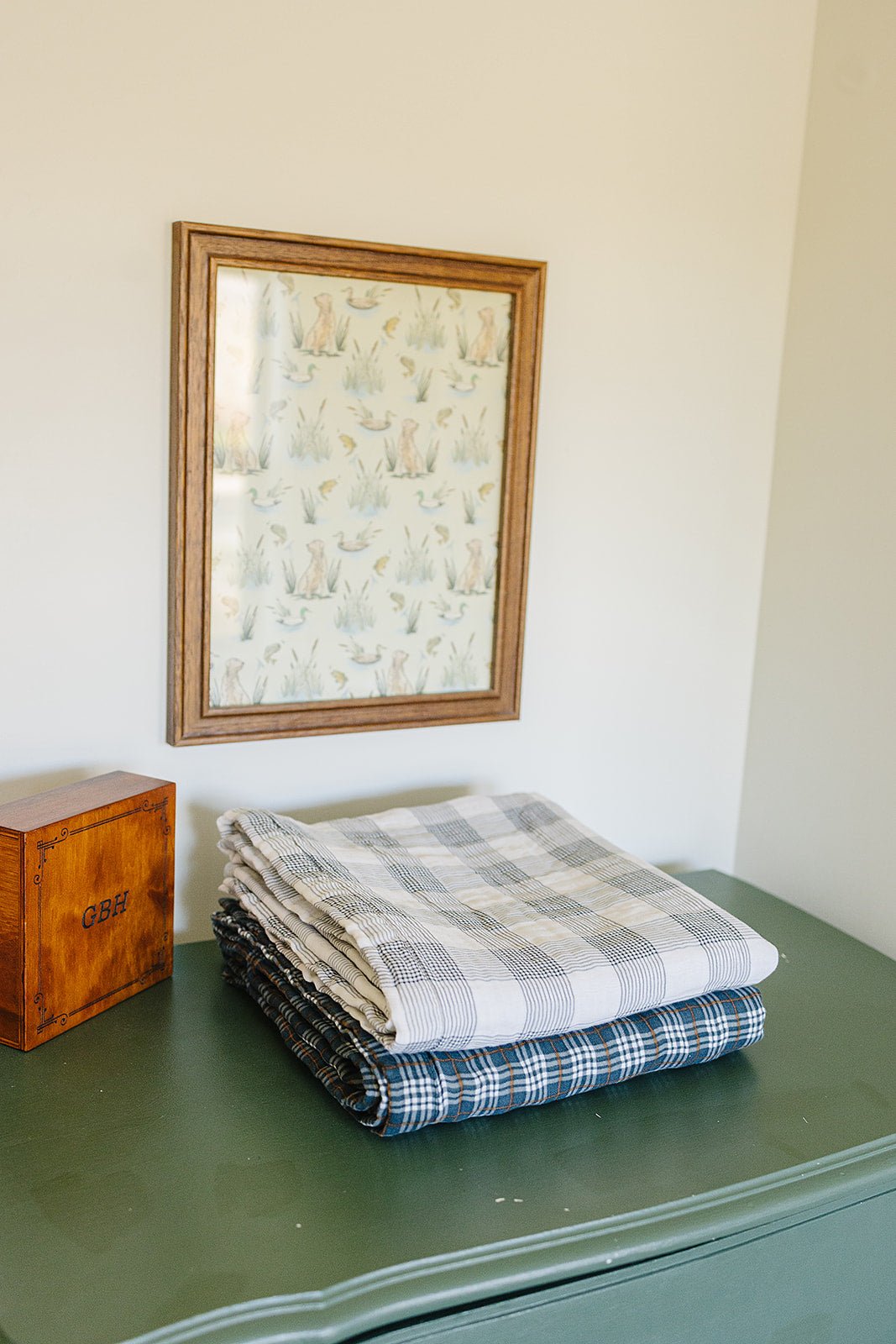 Coastal Plaid + Navy Muslin Quilt - Mack & Harvie