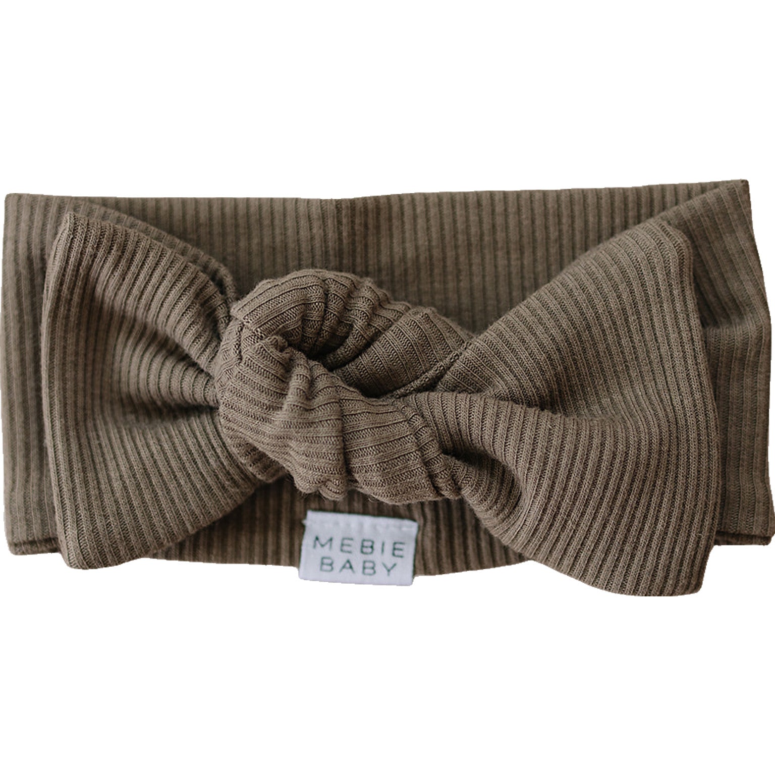 Cocoa Organic Cotton Ribbed Head Wrap - Mack & Harvie