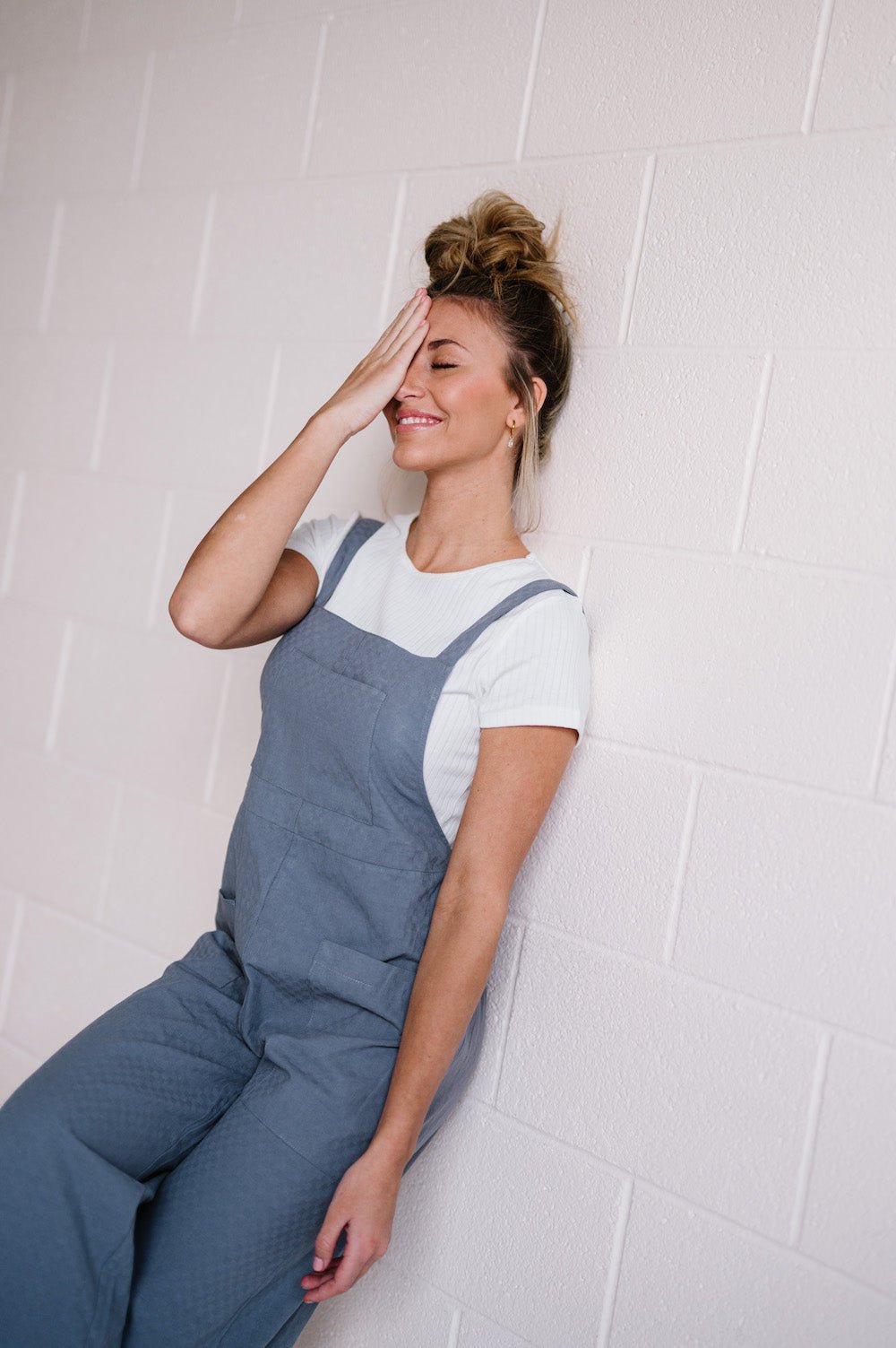 Cody Overall Jumpsuit in Dusty Blue - Mack & Harvie