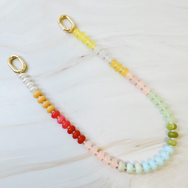 Color Festival Stone Mix Bag Charm - Mack & Harvie