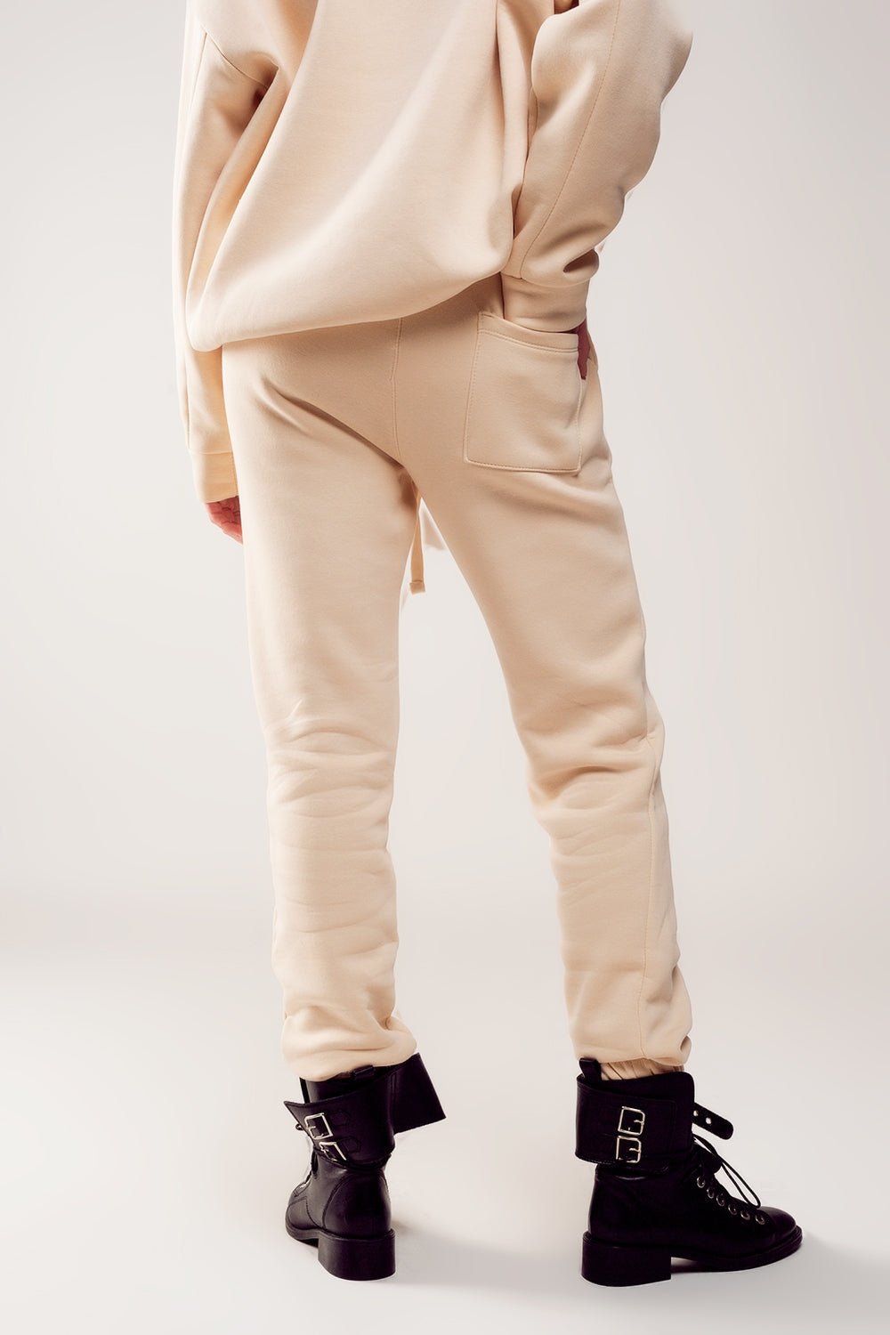 Cotton Jogger in Cream - Mack & Harvie