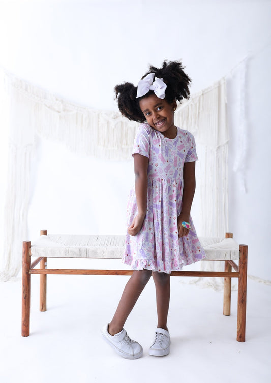 COTTON TAIL CUTIE DREAM RUFFLE DRESS - Mack & Harvie