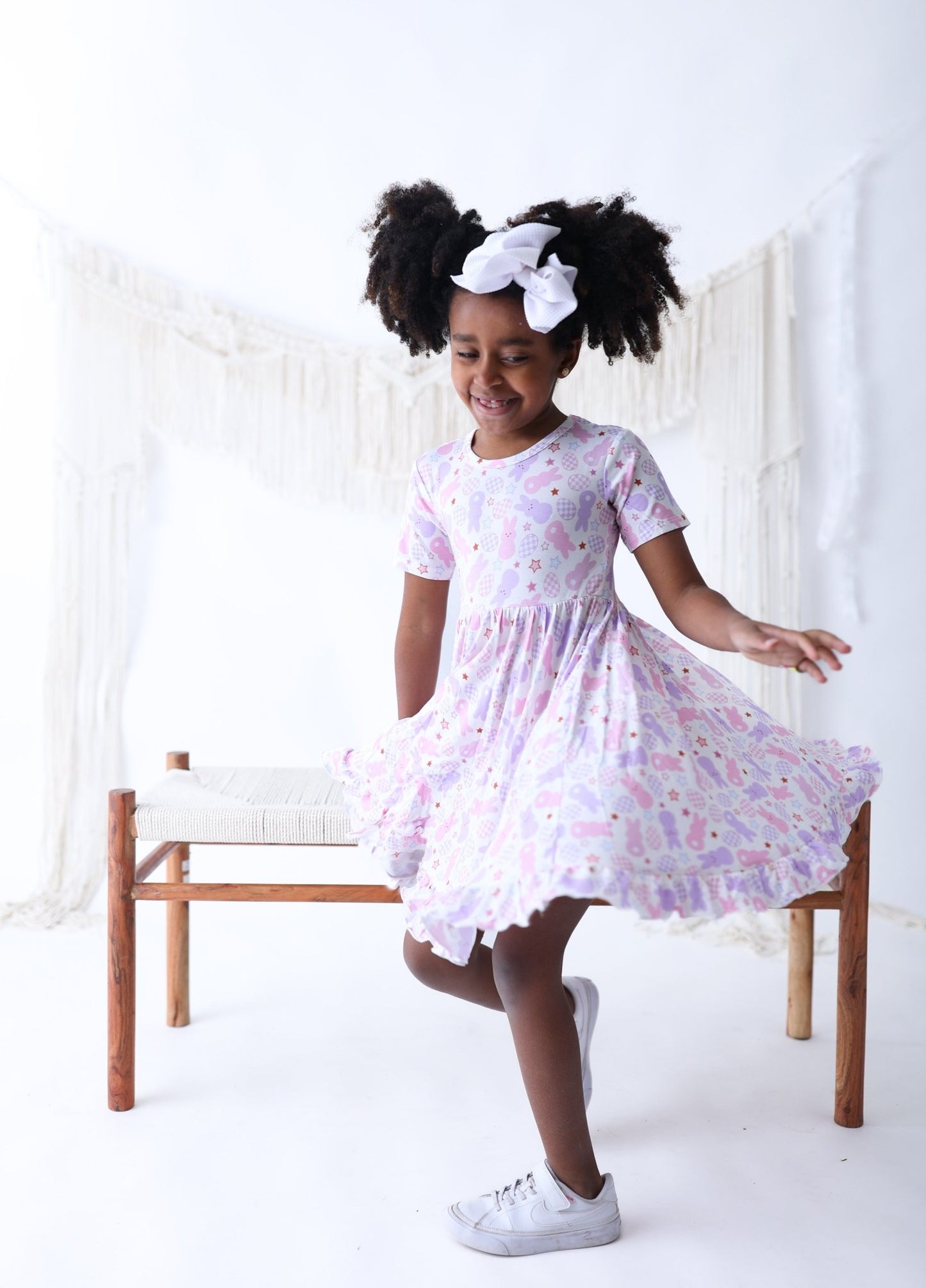 COTTON TAIL CUTIE DREAM RUFFLE DRESS - Mack & Harvie