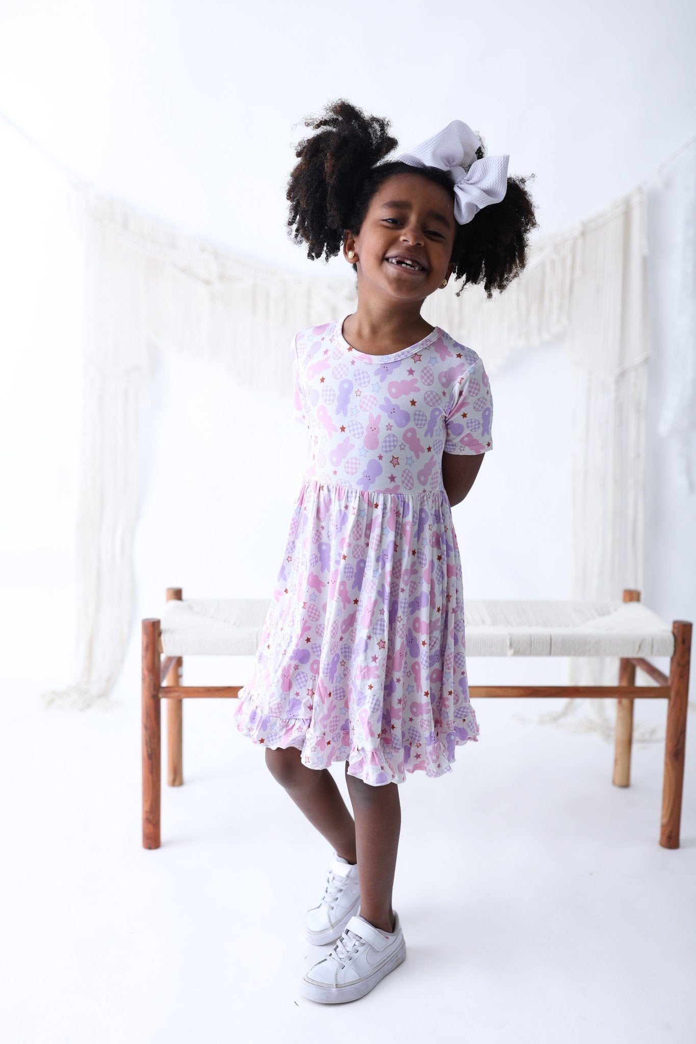 COTTON TAIL CUTIE DREAM RUFFLE DRESS - Mack & Harvie