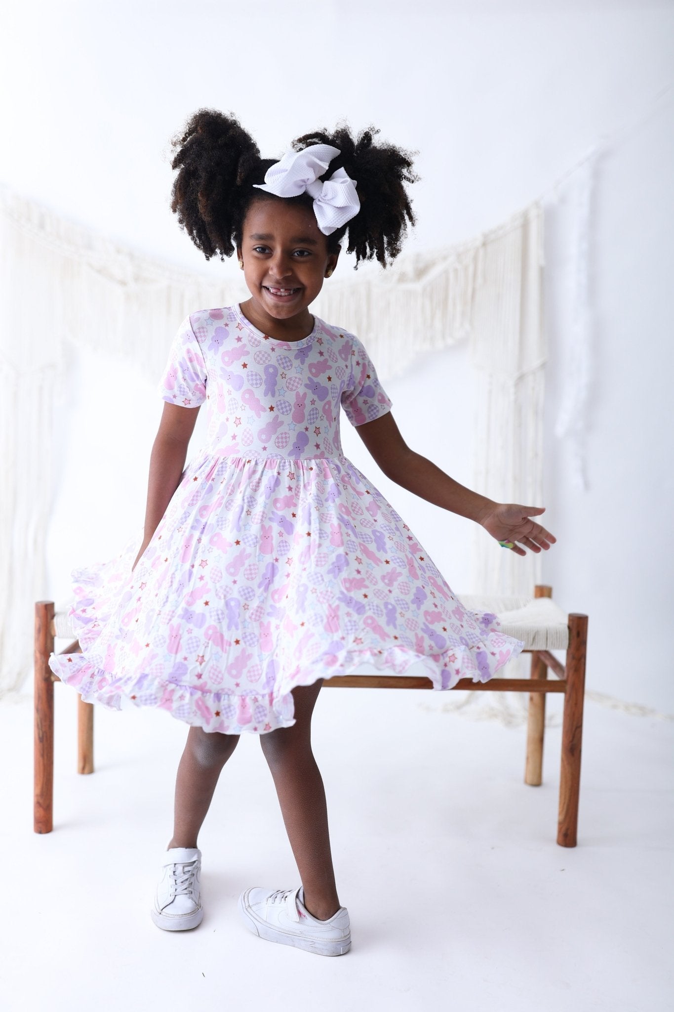 COTTON TAIL CUTIE DREAM RUFFLE DRESS - Mack & Harvie