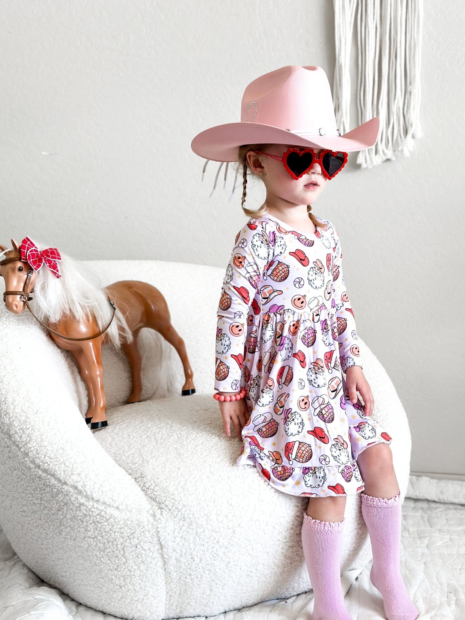 COWGIRL CLAUS DREAM RUFFLE DRESS - Mack & Harvie