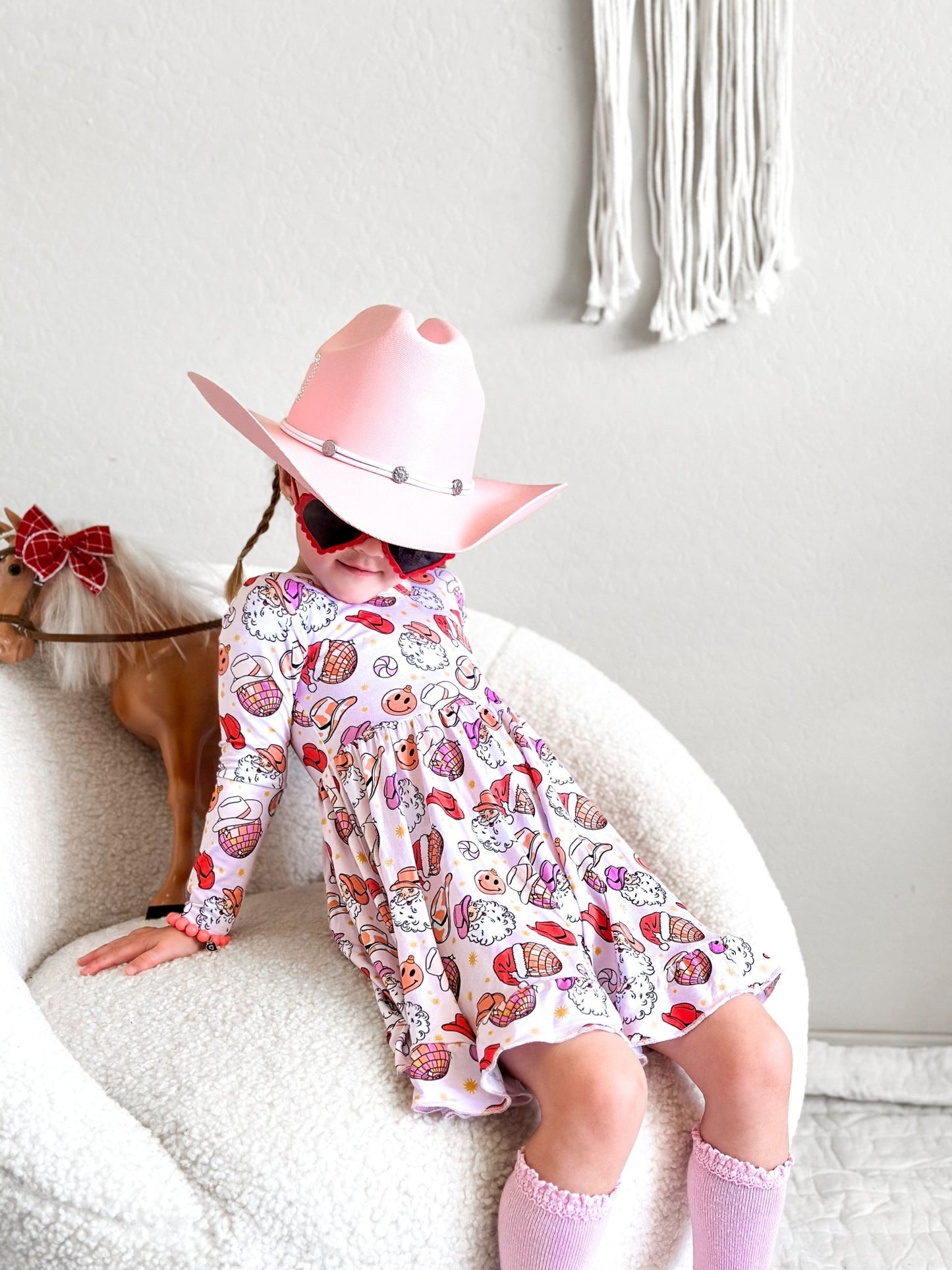 COWGIRL CLAUS DREAM RUFFLE DRESS - Mack & Harvie