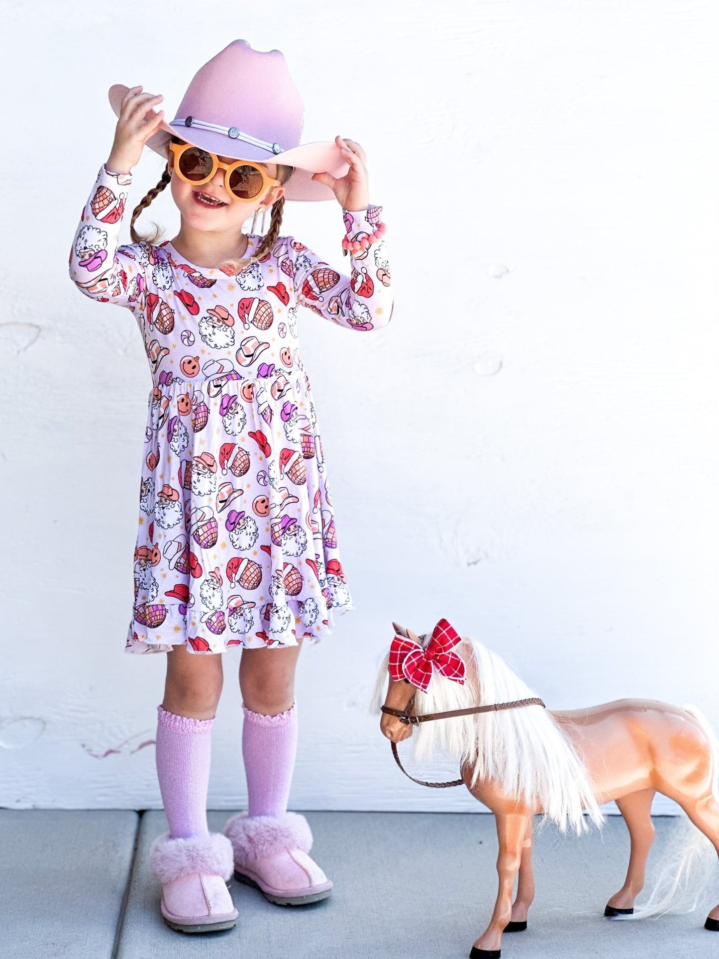 COWGIRL CLAUS DREAM RUFFLE DRESS - Mack & Harvie