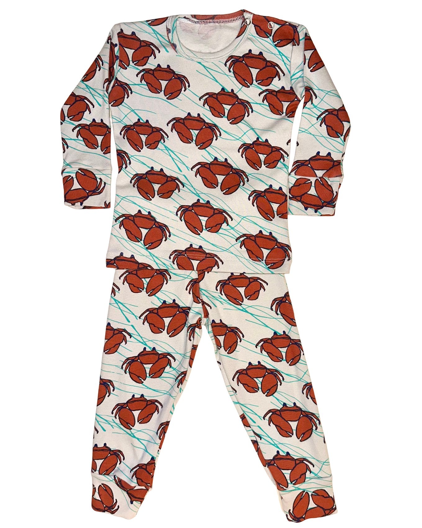 Crab Two Piece PJ Set - Mack & Harvie