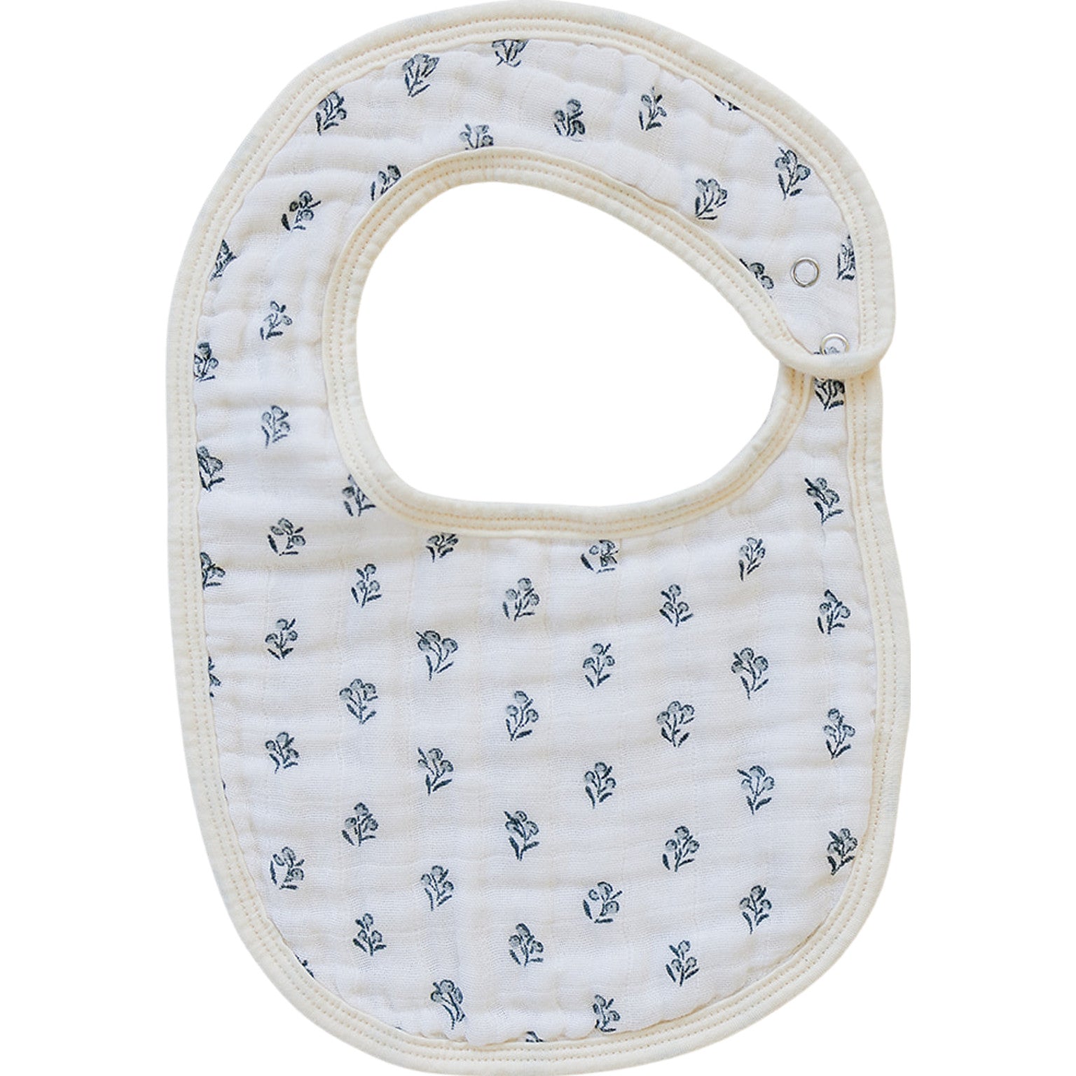 Cream Berry Classic Muslin Bib - Mack & Harvie