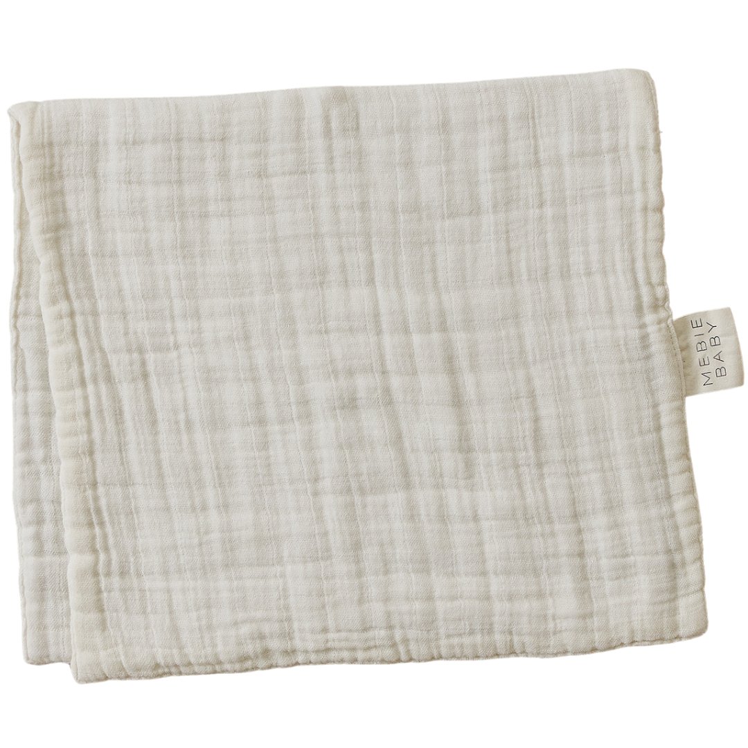 Cream Muslin Burp Cloth - Mack & Harvie