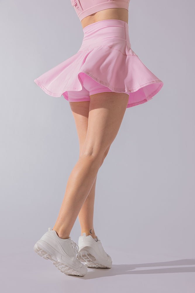 Crisscross Hourglass® Twirl Skort - Bubblegum - Mack & Harvie