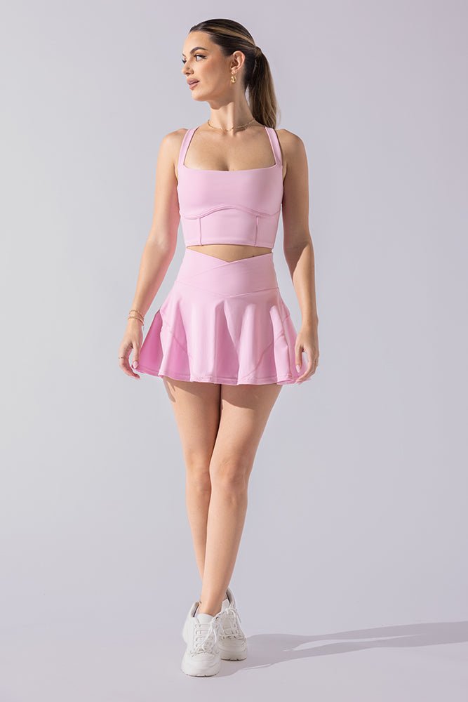 Crisscross Hourglass® Twirl Skort - Bubblegum - Mack & Harvie