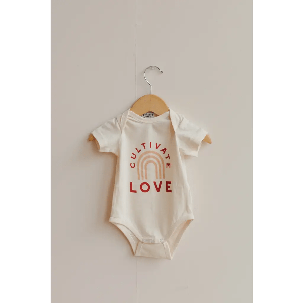 Cultivate Love Organic Cotton Baby Bodysuit - Mack & Harvie