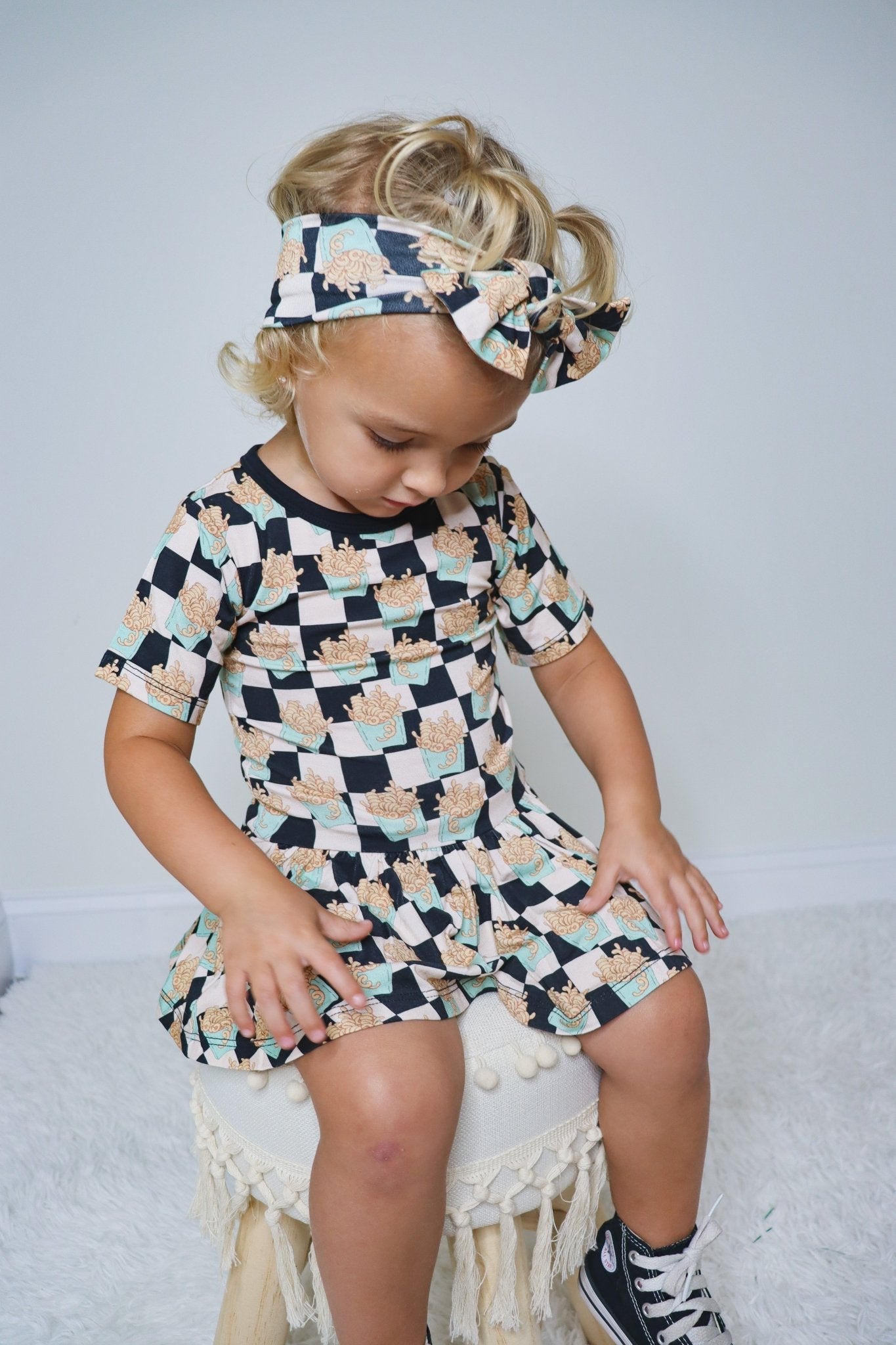 CURLY FRIES DREAM BODYSUIT DRESS - Mack & Harvie